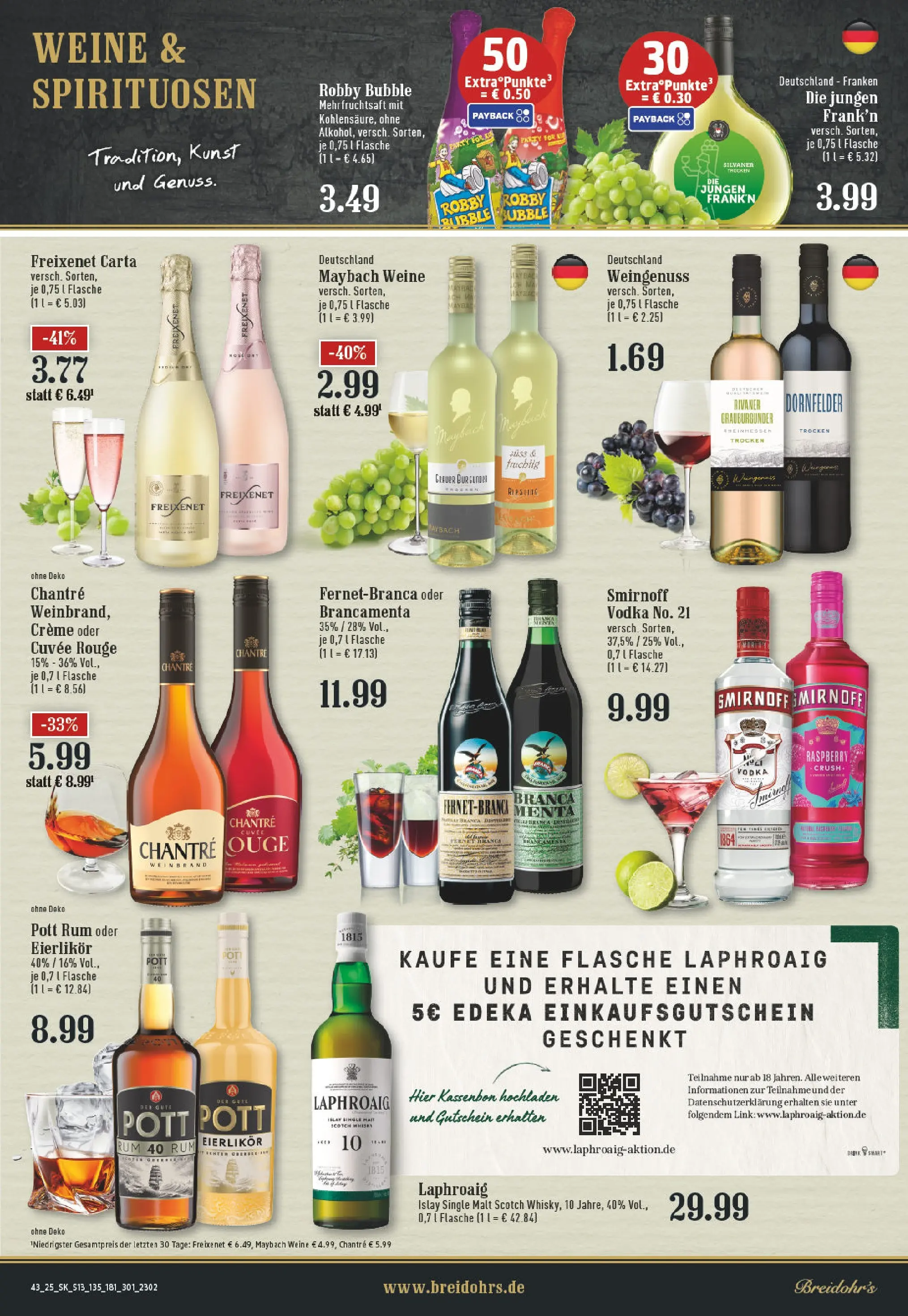Edeka prospekt Bergisch Gladbach	 (ab 19.10.2025) » Angebote Online | Seite: 13 | Produkte: Whisky, Freixenet, Creme, Vodka