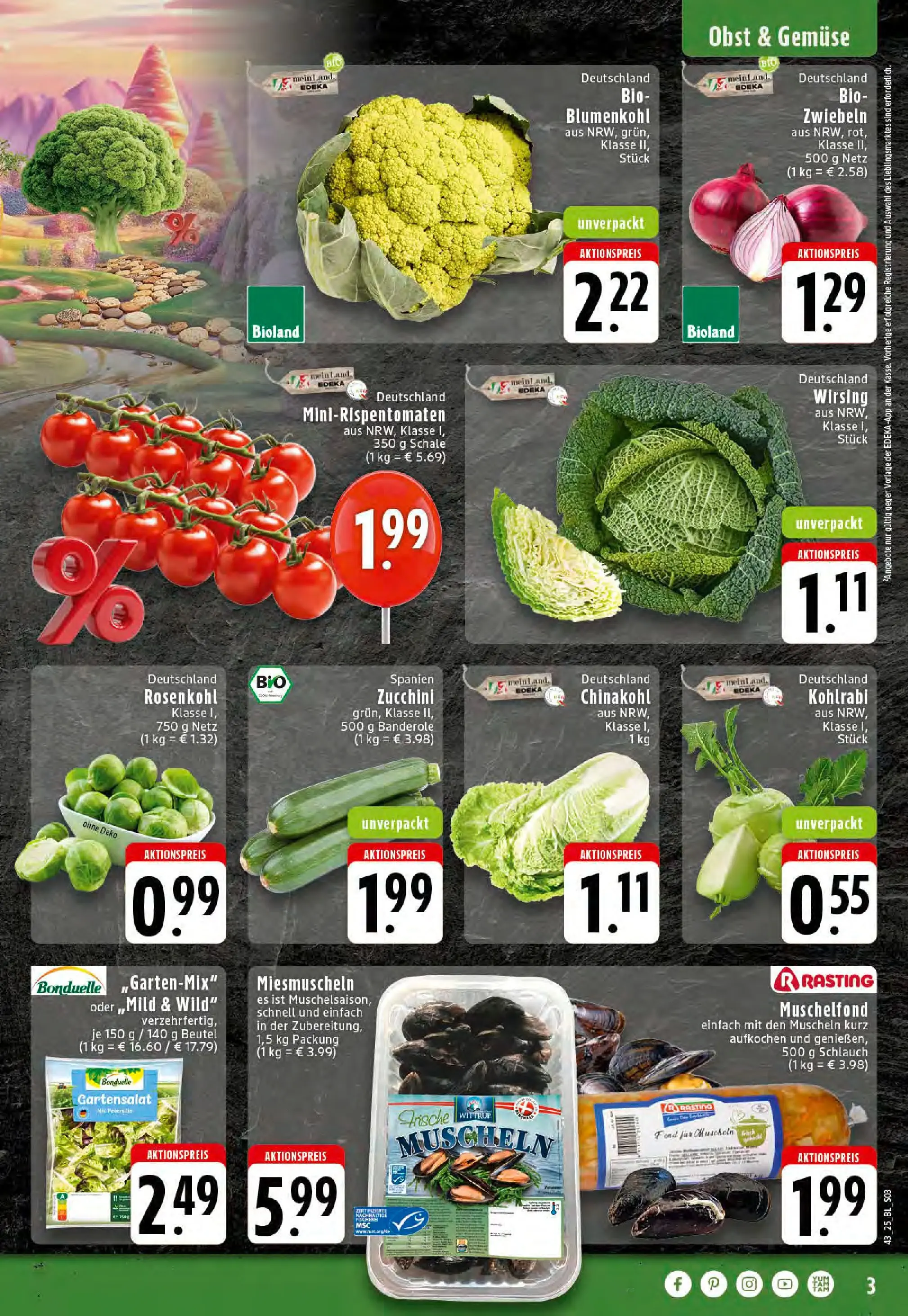 Edeka prospekt Westerkappeln	 (ab 19.10.2025) » Angebote Online | Seite: 3