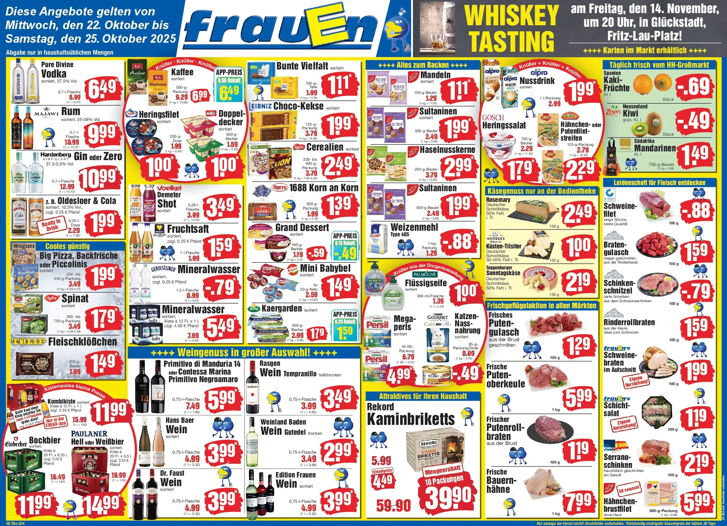 Edeka prospekt Heide	 (ab 22.10.2025) » Angebote Online | Seite: 1 | Produkte: Hahnchen, Iglo, Alpro, Gulasch