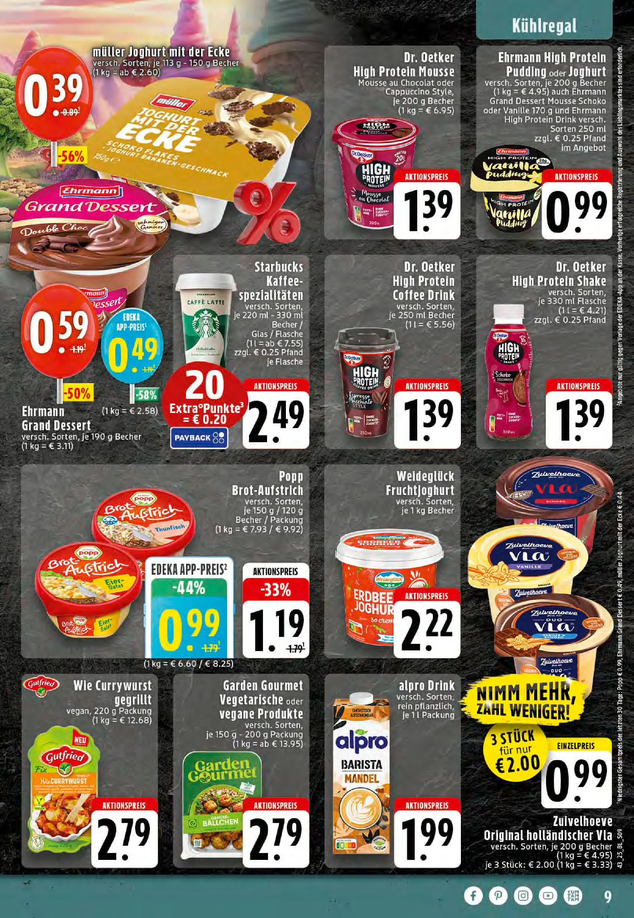 Edeka prospekt Westerkappeln	 (ab 19.10.2025) » Angebote Online | Seite: 9