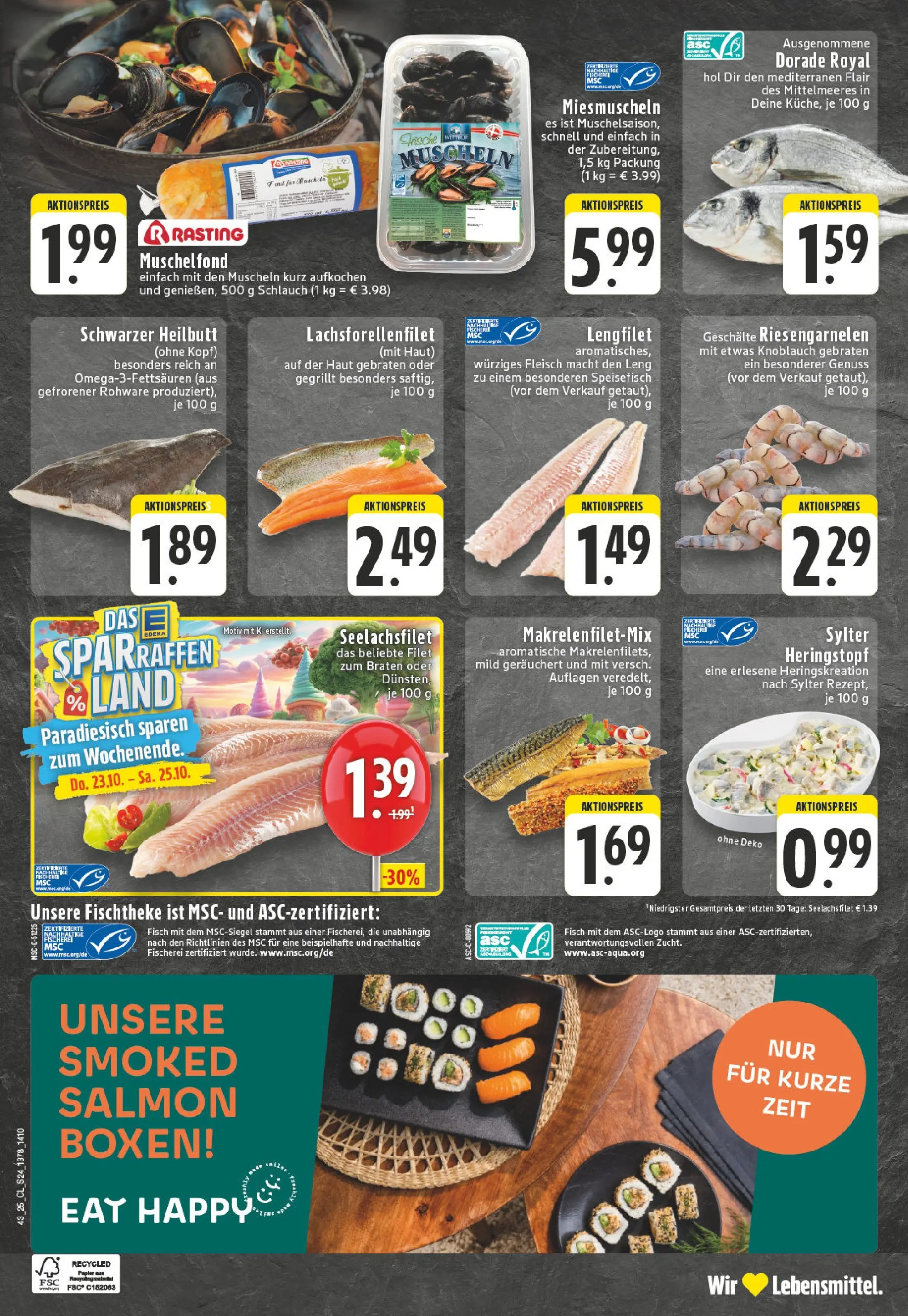 Edeka prospekt Puderbach	 (ab 19.10.2025) » Angebote Online | Seite: 24 | Produkte: Dorade, Fisch, Knoblauch, Fleisch