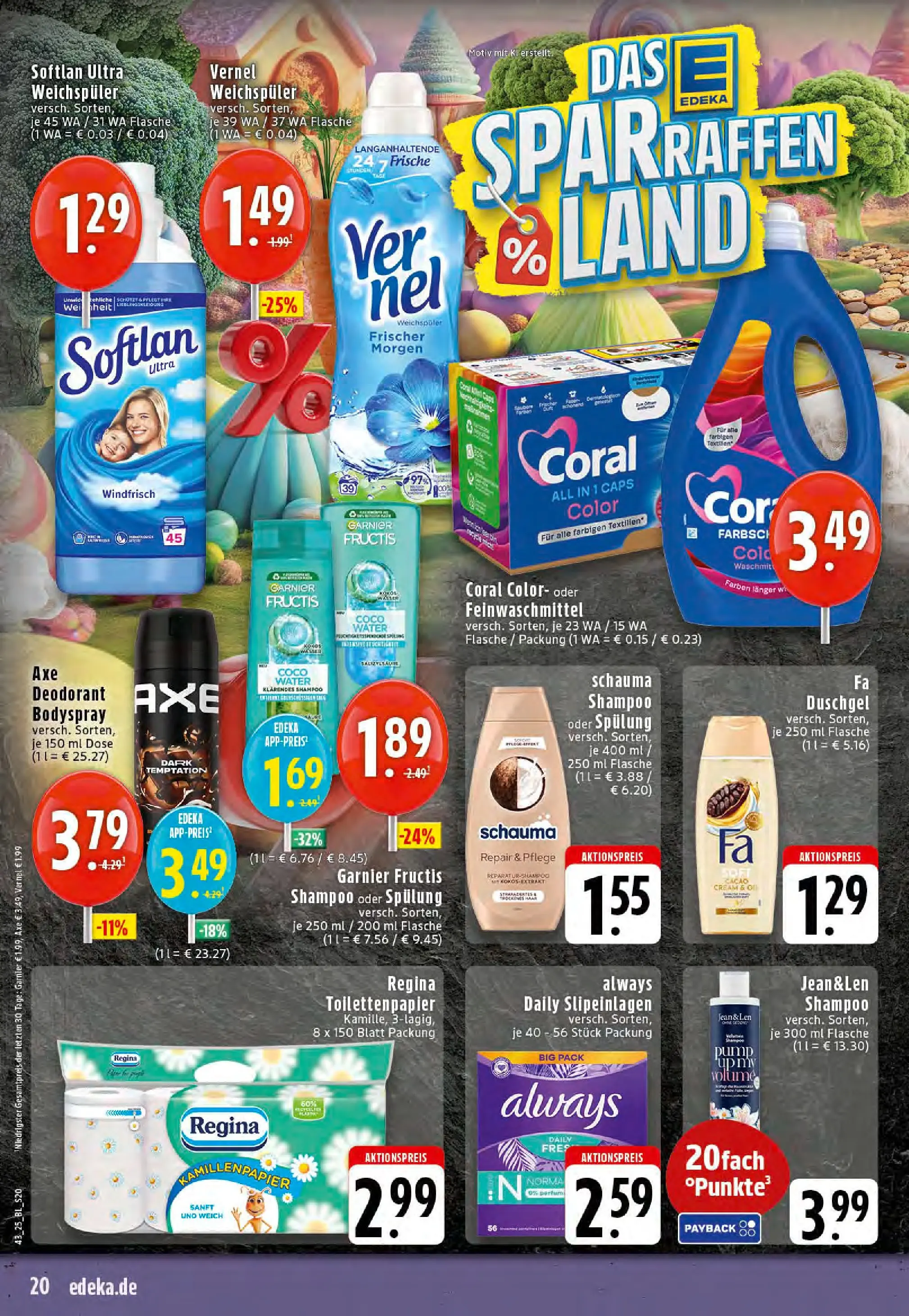 Edeka prospekt Westerkappeln	 (ab 19.10.2025) » Angebote Online | Seite: 20