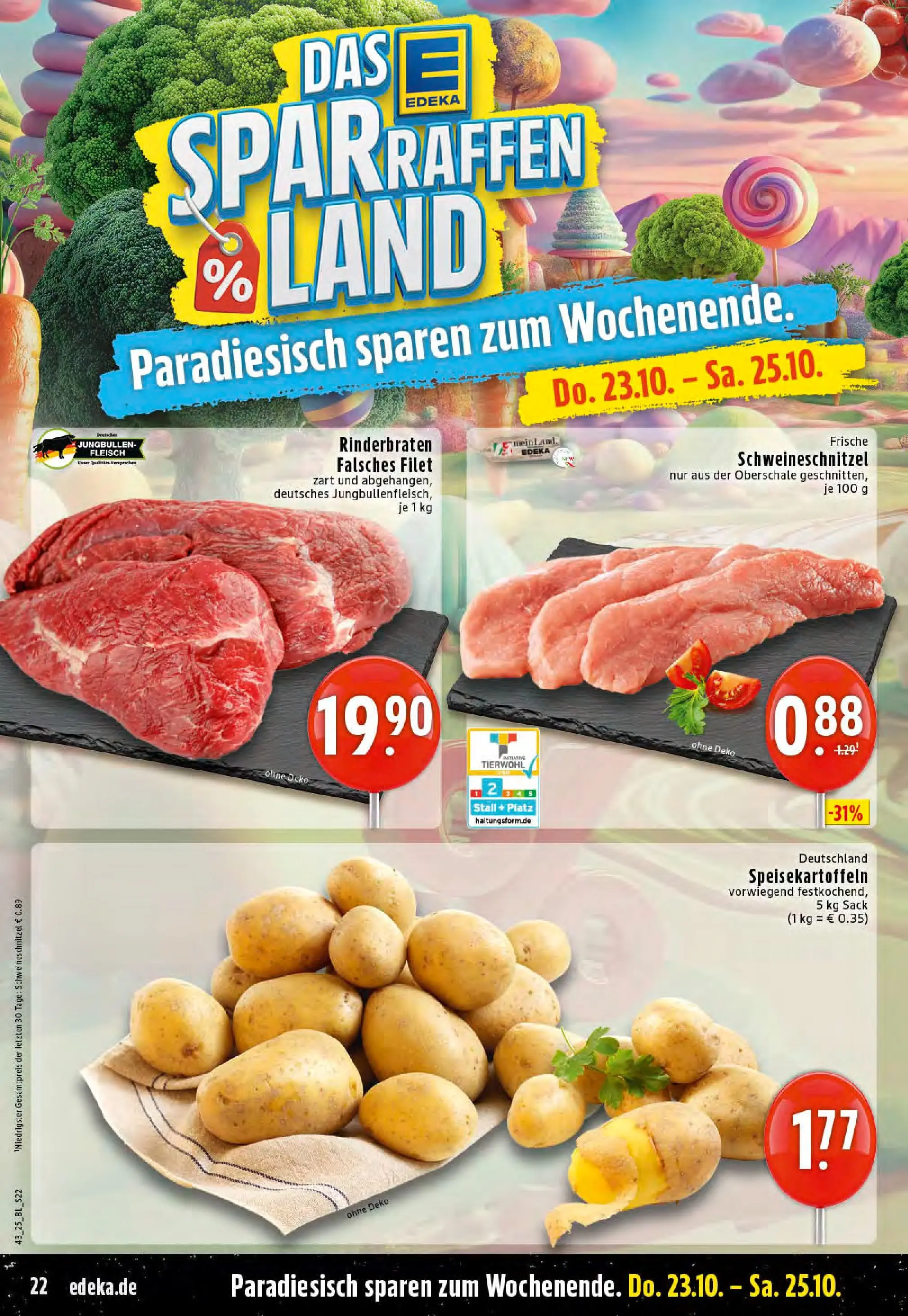 Edeka prospekt Westerkappeln	 (ab 19.10.2025) » Angebote Online | Seite: 22