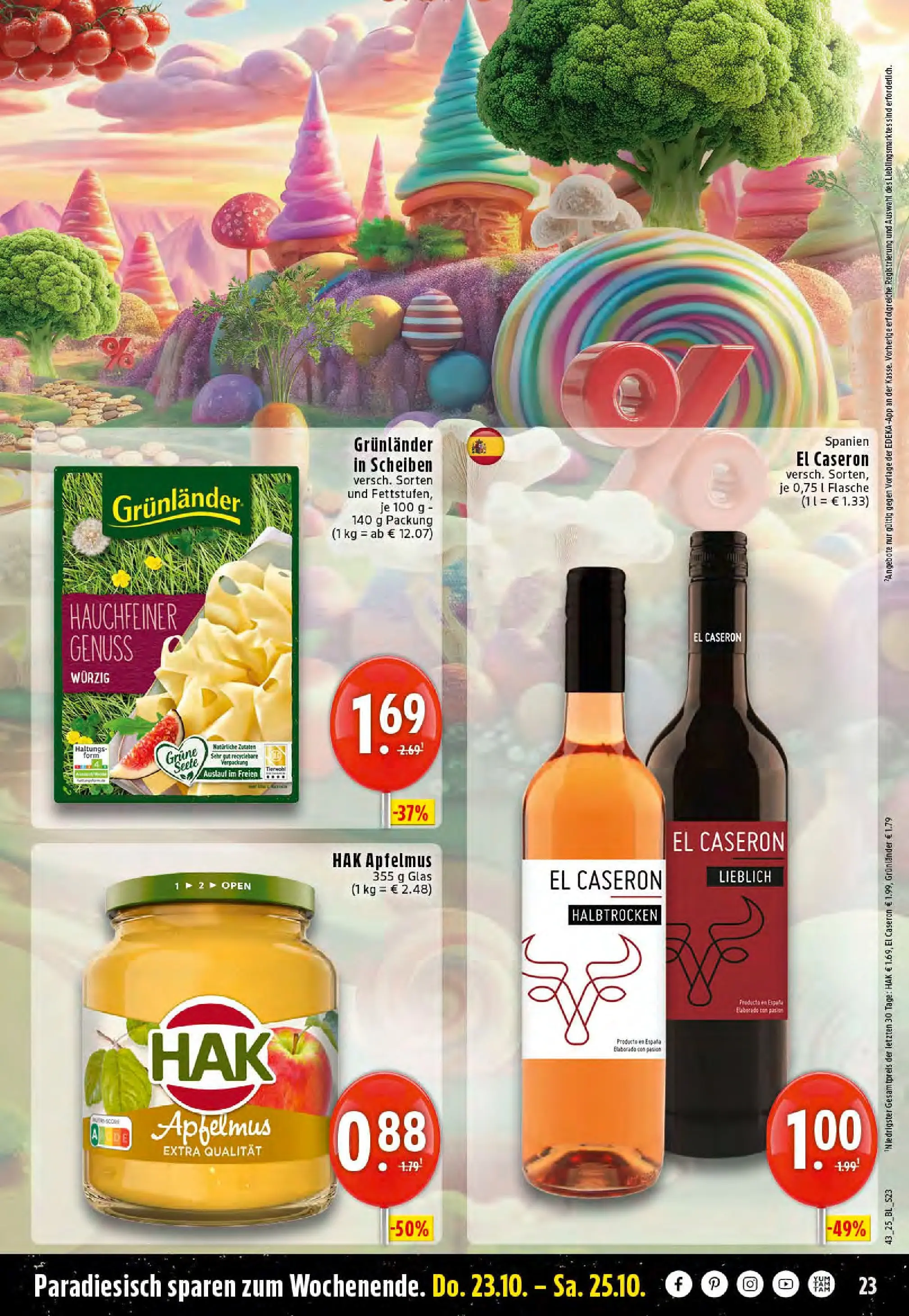 Edeka prospekt Westerkappeln	 (ab 19.10.2025) » Angebote Online | Seite: 23