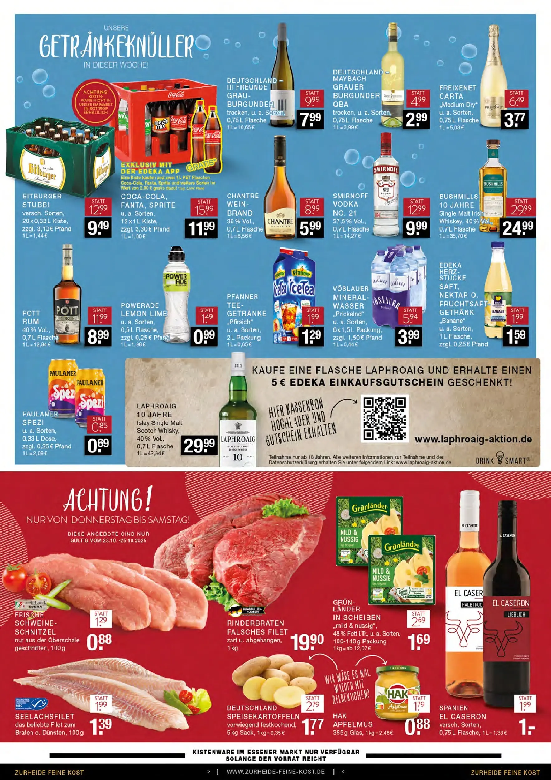 Edeka prospekt Bottrop	 (ab 20.10.2025) » Angebote Online | Seite: 8 | Produkte: Freixenet, Schnitzel, Powerade, Fruchtsaft