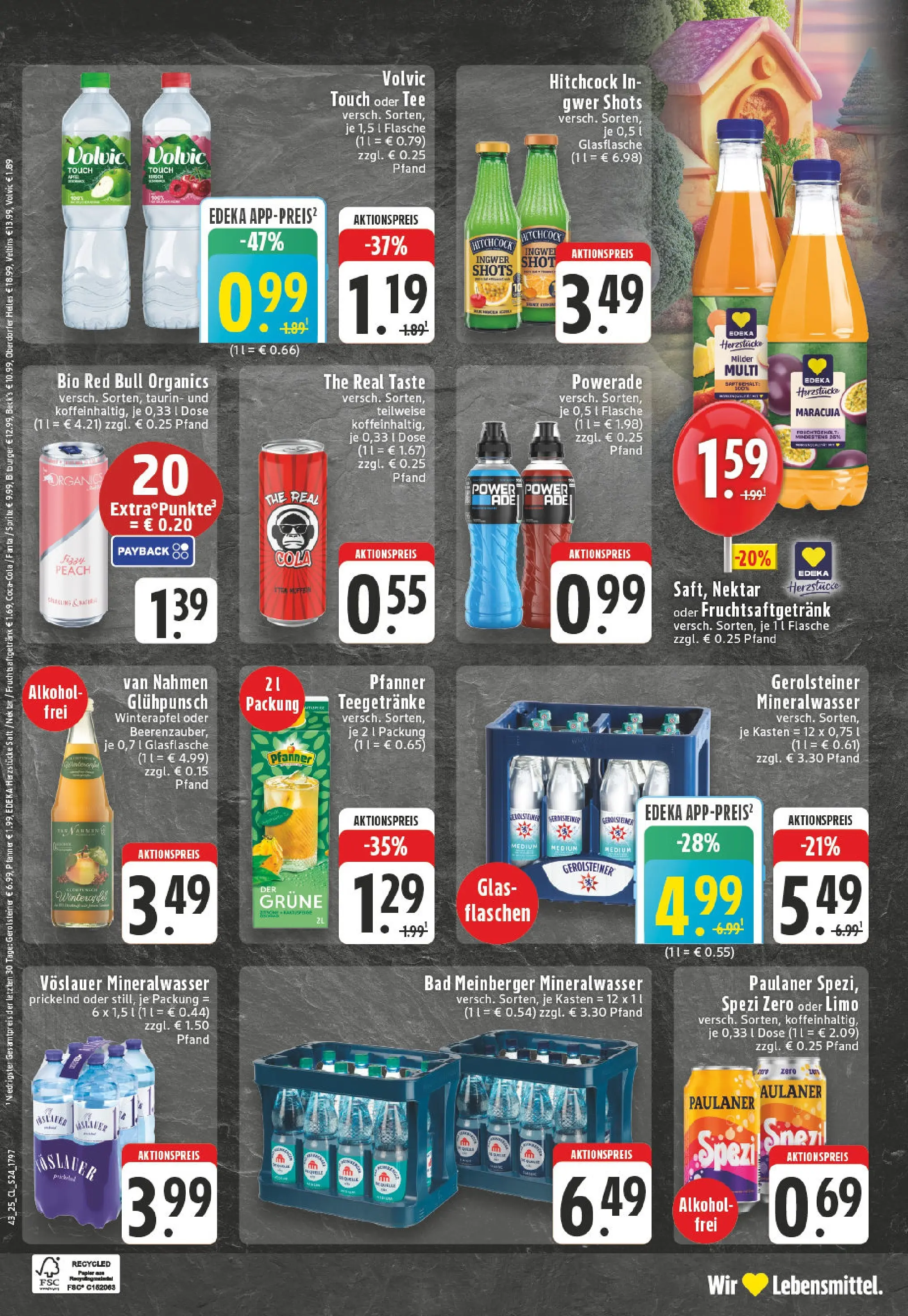 Edeka prospekt Bielefeld	 (ab 19.10.2025) » Angebote Online | Seite: 24 | Produkte: Bitburger, Fanta, Powerade, Saft