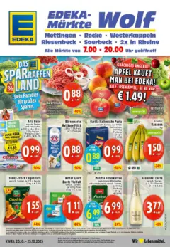Edeka prospekt Westerkappeln	 ab 19.10.2025 gültig