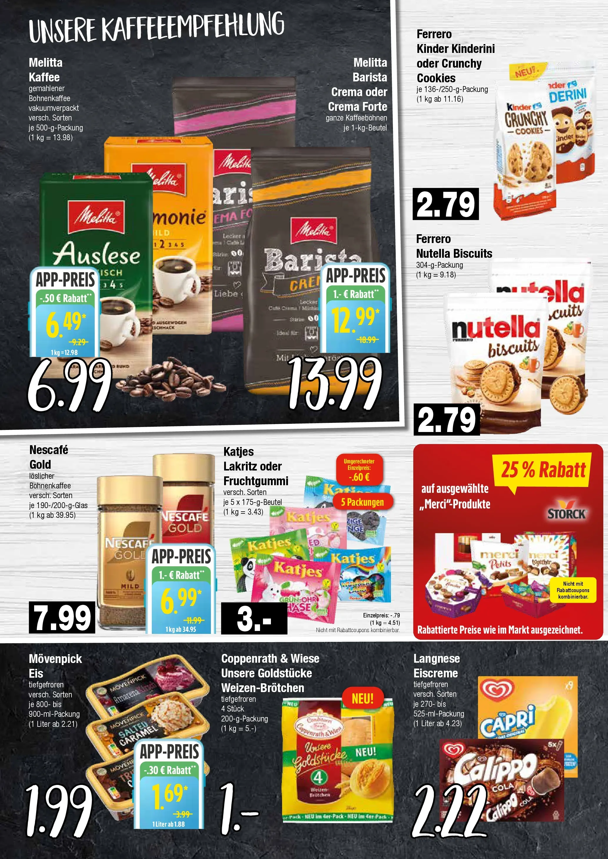 Edeka prospekt Hamburg	 (ab 19.10.2025) » Angebote Online | Seite: 6 | Produkte: Nescafe, Cola, Katjes, Movenpick eis