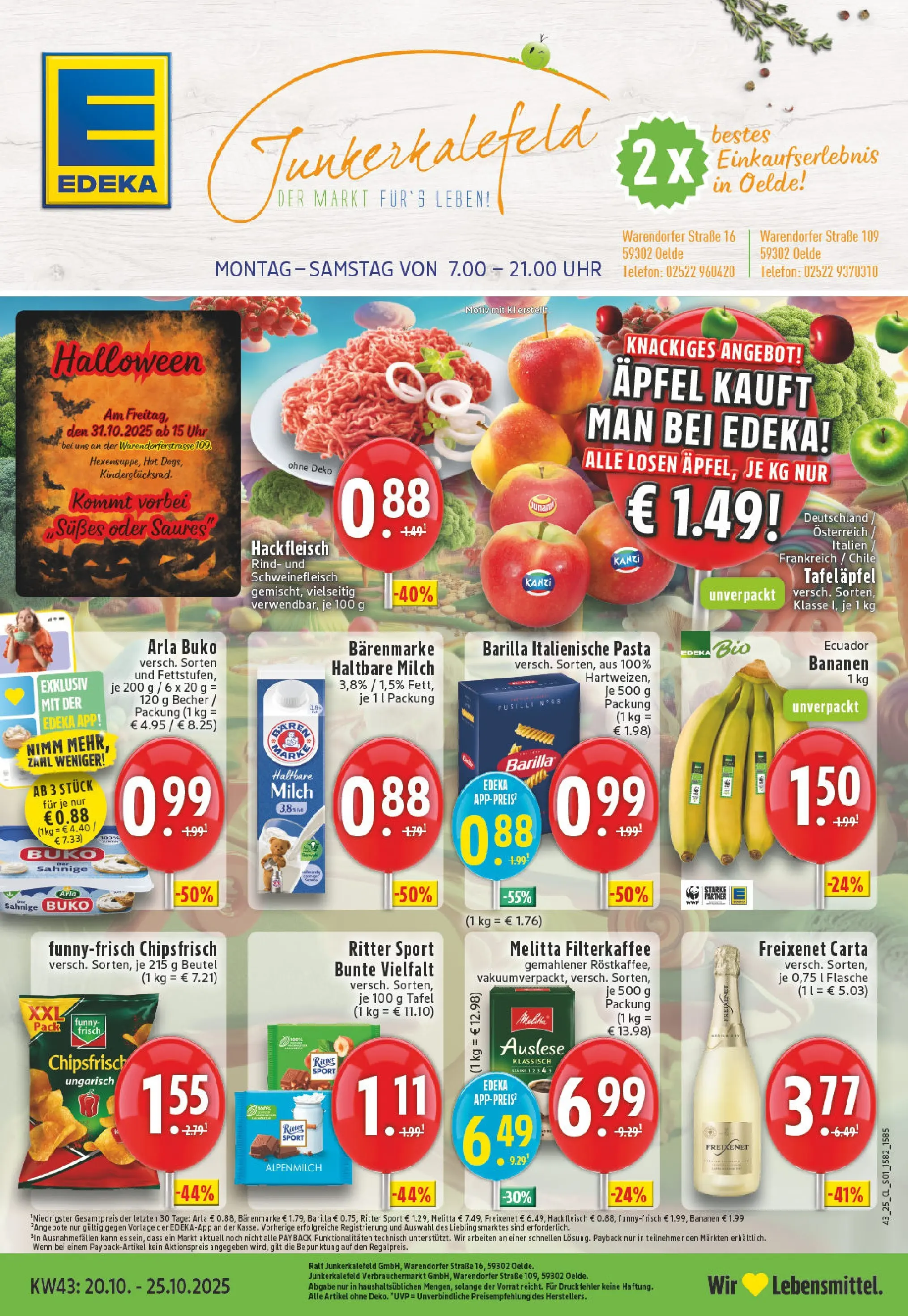 Edeka prospekt Oelde	 (ab 19.10.2025) » Angebote Online | Seite: 1