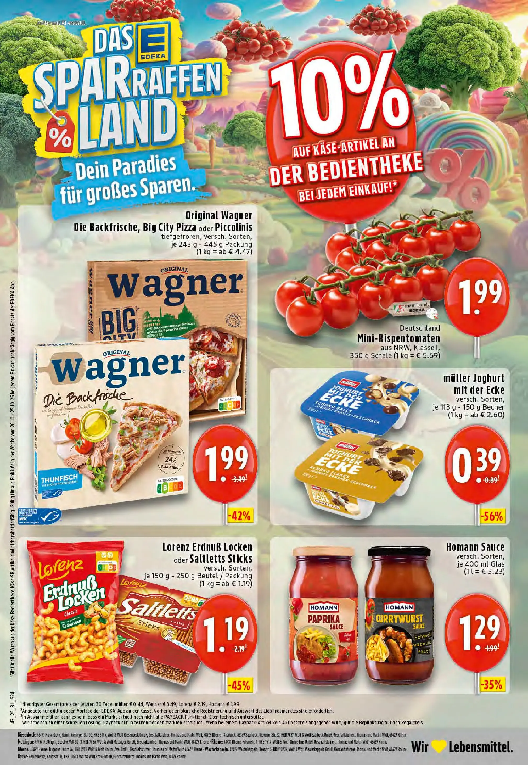 Edeka prospekt Westerkappeln	 (ab 19.10.2025) » Angebote Online | Seite: 24