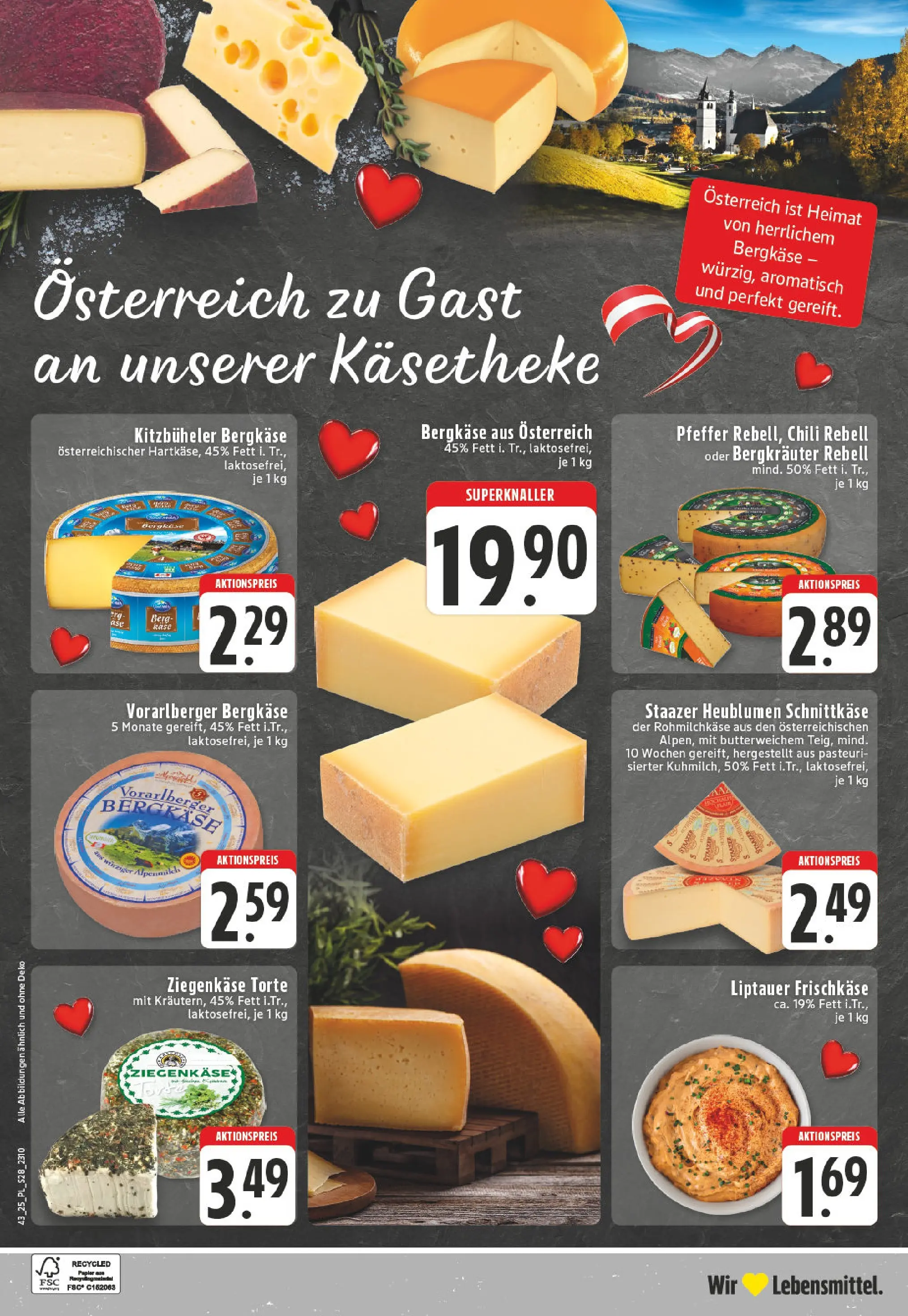 Edeka prospekt Goch	 (ab 19.10.2025) » Angebote Online | Seite: 28 | Produkte: Käse, Ziegenkäse, Chili, Frischkase