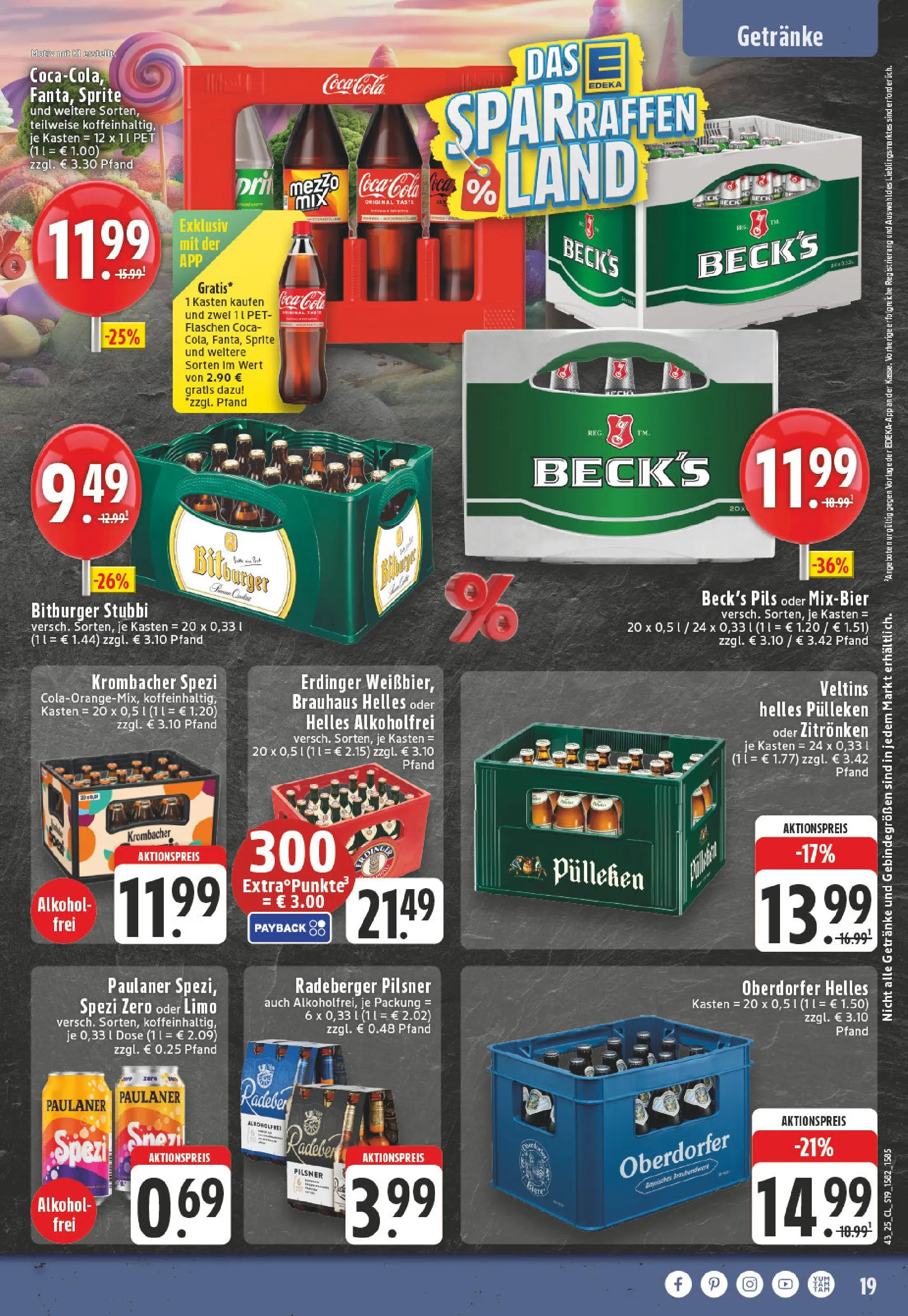 Edeka prospekt Oelde	 (ab 19.10.2025) » Angebote Online | Seite: 19