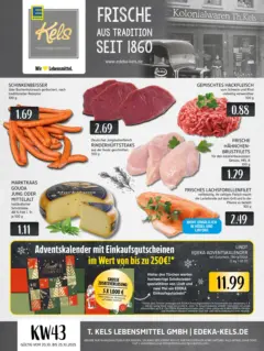 TAFELSPITZ (CLMG), mit Meerrettichsoße, dazu Salzkartoffeln und Salat ab 19.10.2025 gültig | Seite: 16 | Produkte: Bratwurst, Kohlrabi, Kartoffeln, Salat