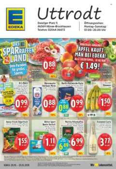 Edeka prospekt Hünxe-Bruckhausen	 ab 19.10.2025 gültig
