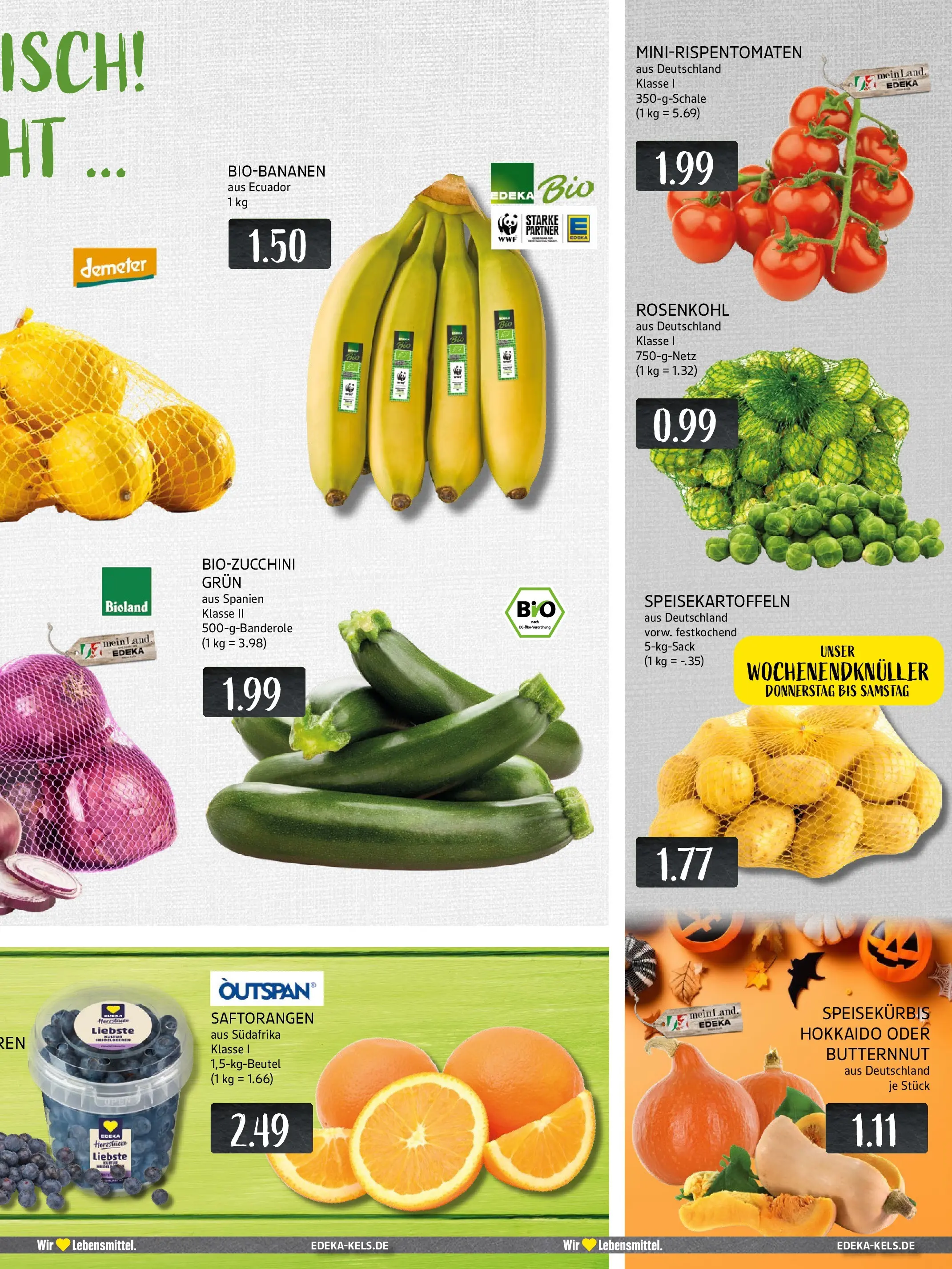Edeka prospekt Ratingen-Hösel	 (ab 19.10.2025) » Angebote Online | Seite: 9 | Produkte: Zucchini