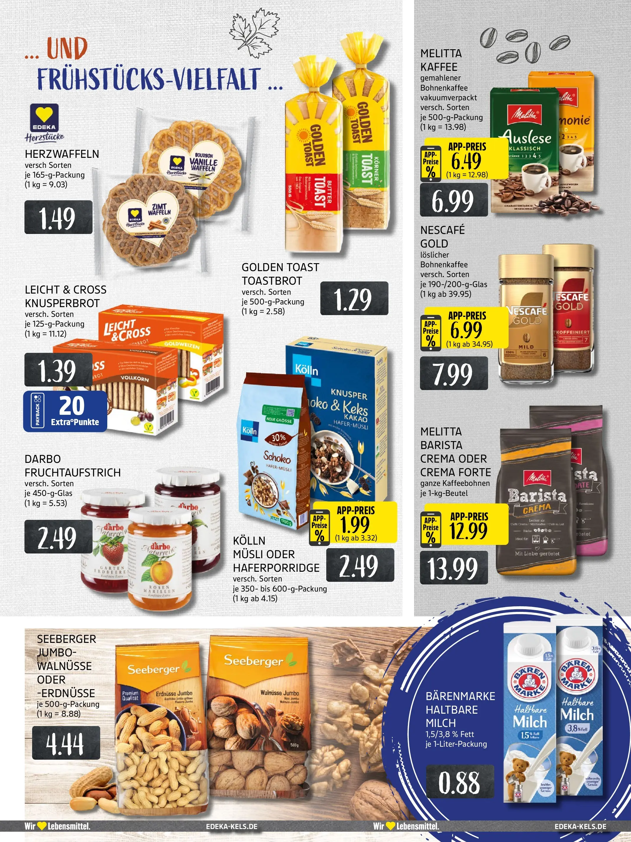 Edeka prospekt Ratingen-Hösel	 (ab 19.10.2025) » Angebote Online | Seite: 11 | Produkte: Melitta kaffee, Kolln, Kolln musli, Milch