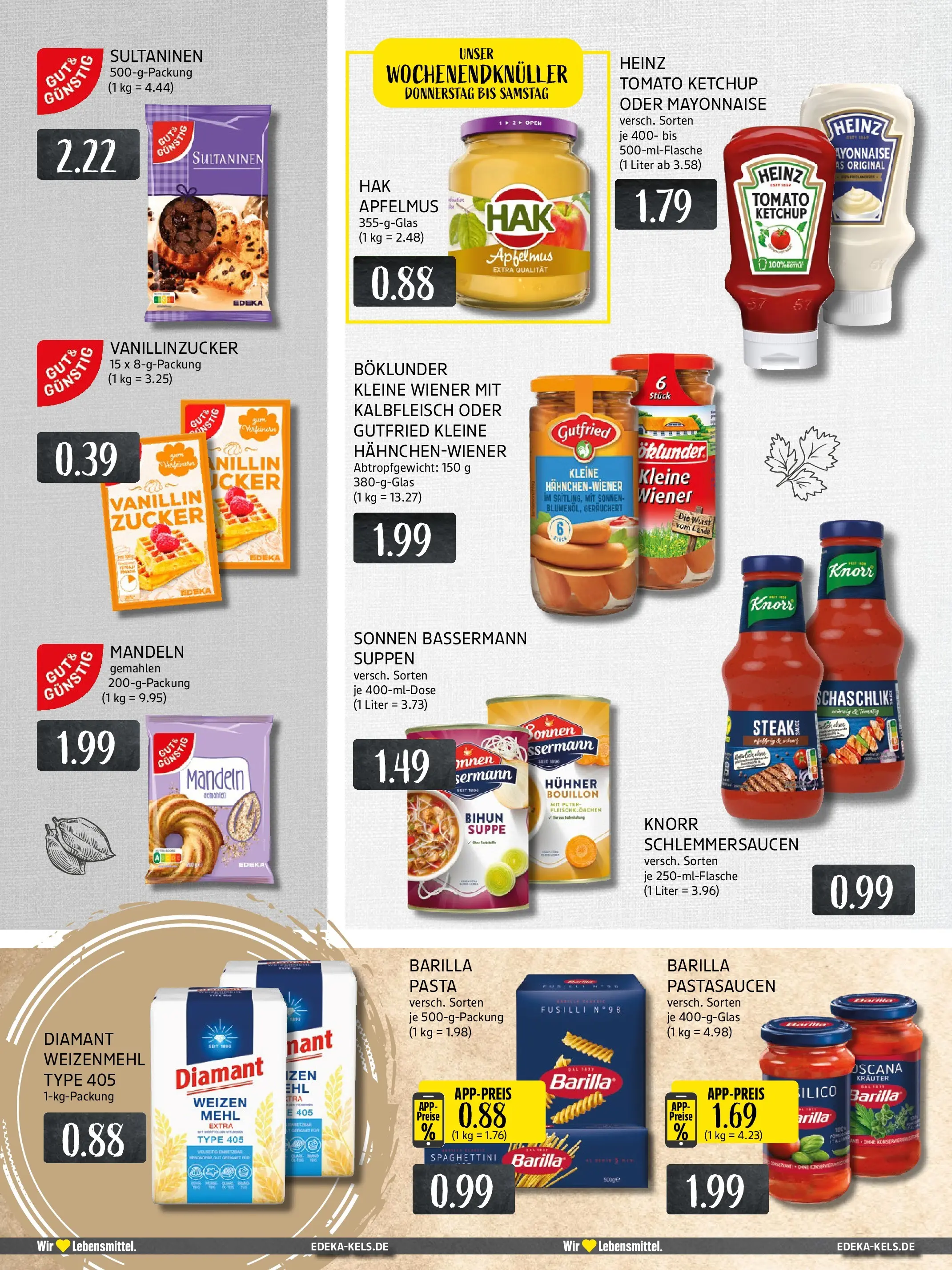 Edeka prospekt Ratingen-Hösel	 (ab 19.10.2025) » Angebote Online | Seite: 12 | Produkte: Weizenmehl, Knorr, Mayonnaise, Zucker