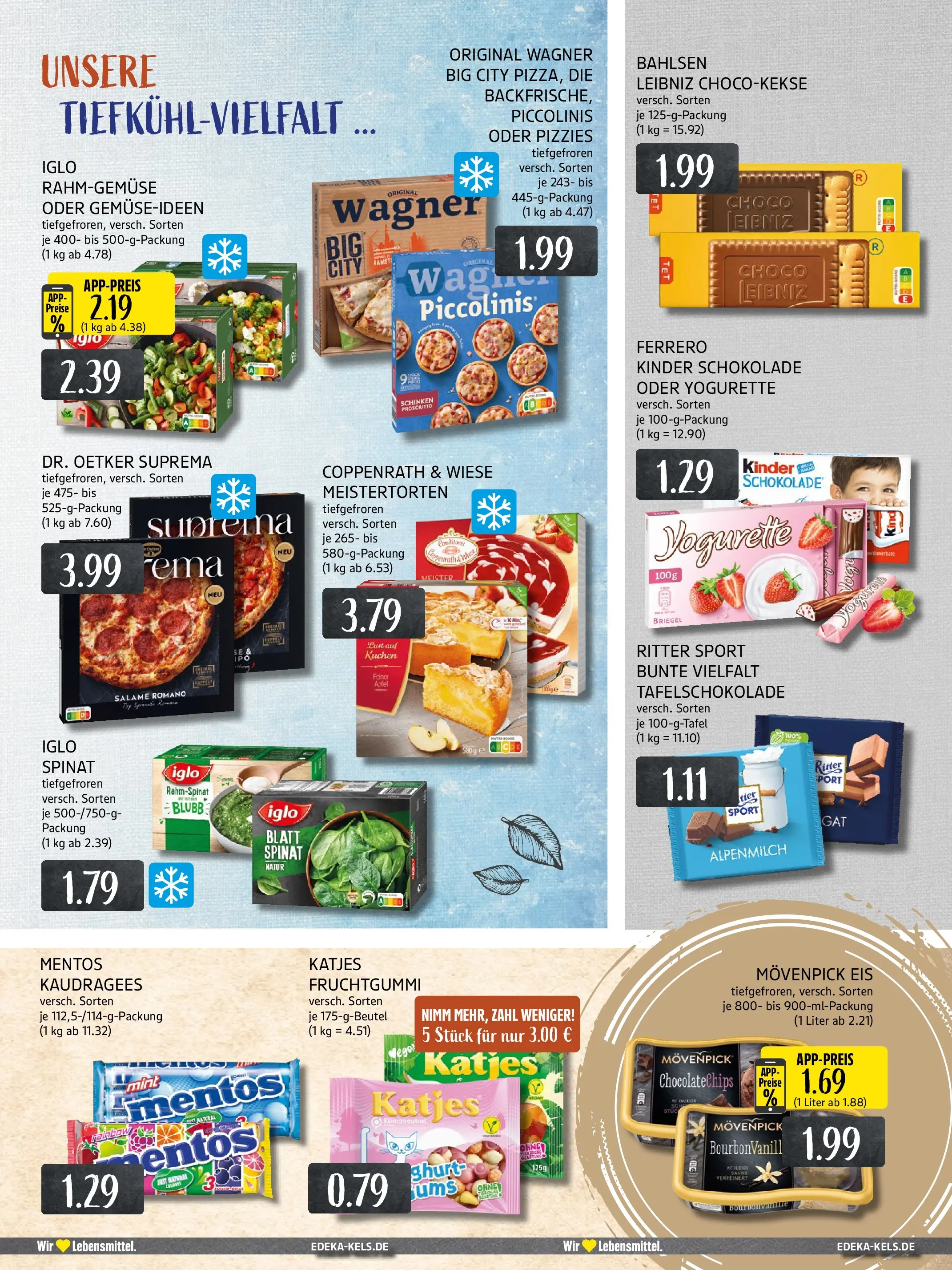 Edeka prospekt Ratingen-Hösel	 (ab 19.10.2025) » Angebote Online | Seite: 13 | Produkte: Katjes, Movenpick eis, Piccolinis, Pizza