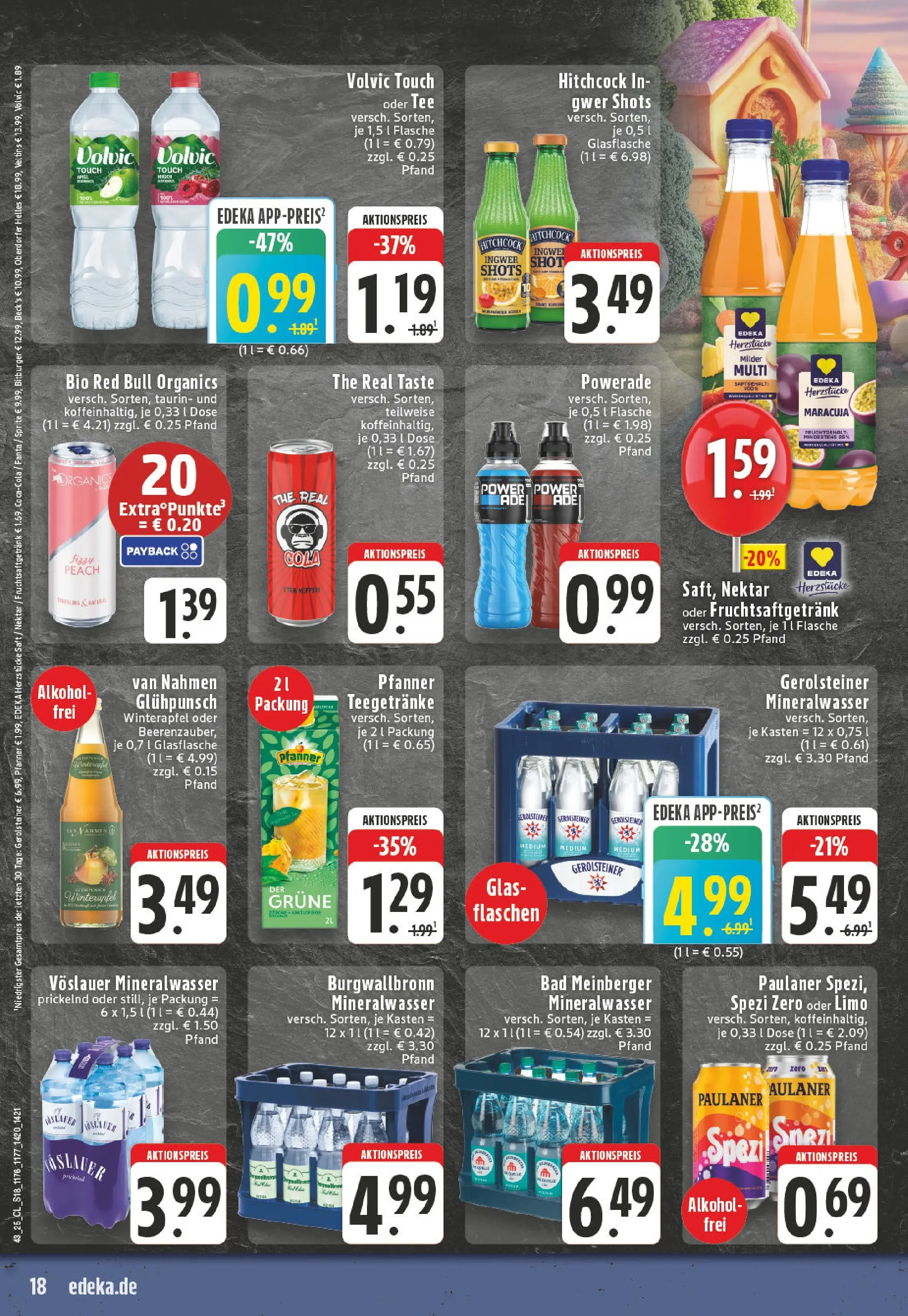 Edeka prospekt Welver	 (ab 19.10.2025) » Angebote Online | Seite: 18 | Produkte: Fanta, Sprite, Mineralwasser, Powerade