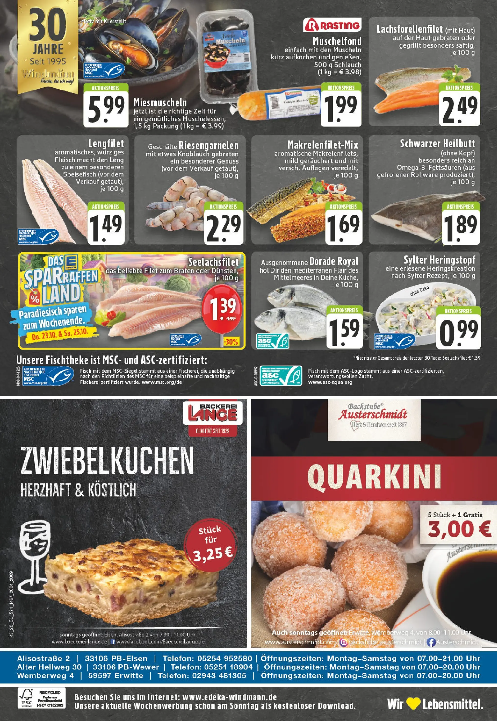 Edeka prospekt Erwitte	 (ab 19.10.2025) » Angebote Online | Seite: 24 | Produkte: Dorade, Fisch, Fleisch, Telefon
