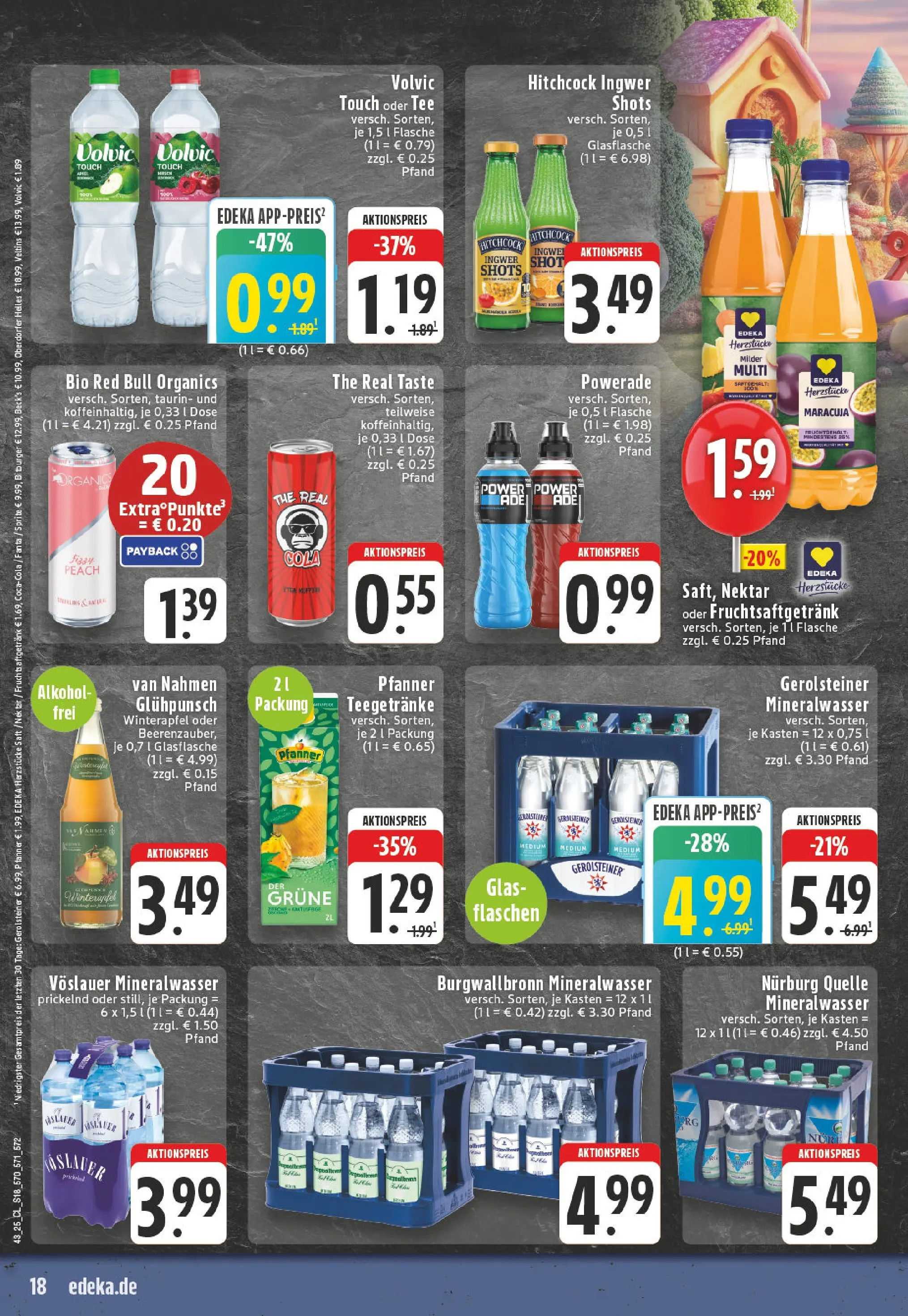 Edeka prospekt Köln	 (ab 20.10.2025) » Angebote Online | Seite: 18 | Produkte: Sprite, Cola, Energy, Mineralwasser