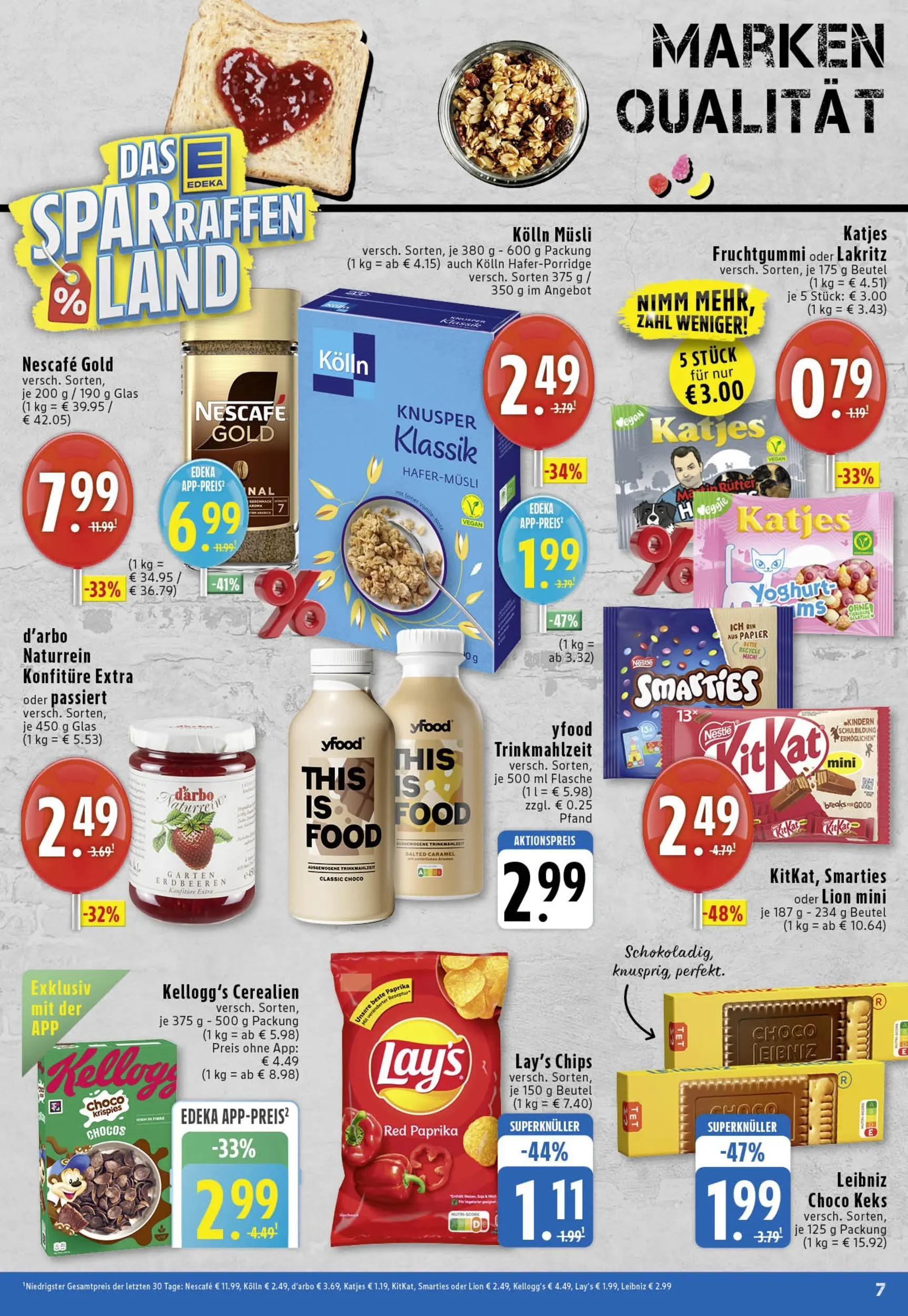Edeka prospekt Köln	 (ab 19.10.2025) » Angebote Online | Seite: 7 | Produkte: Musli, Nescafe, Kolln, Kolln musli