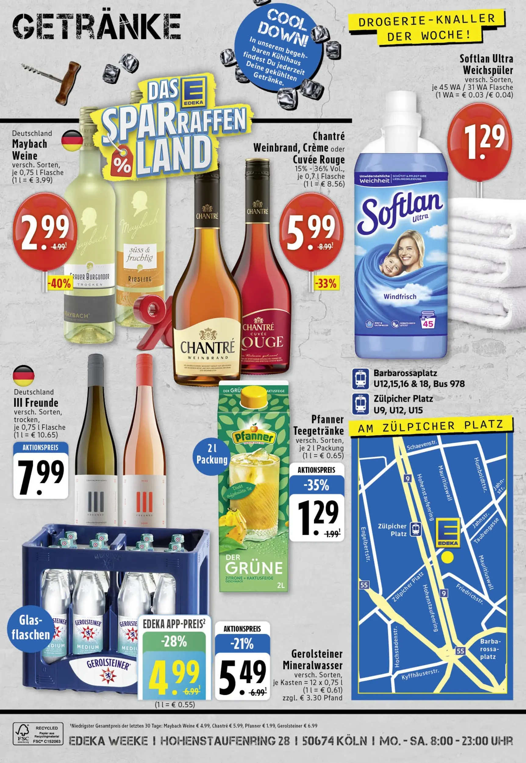 Edeka prospekt Köln	 (ab 19.10.2025) » Angebote Online | Seite: 8 | Produkte: Creme, Weichspüler, Uhr, Gerolsteiner