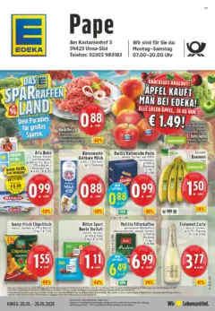 Edeka prospekt Unna	 ab 19.10.2025 gültig