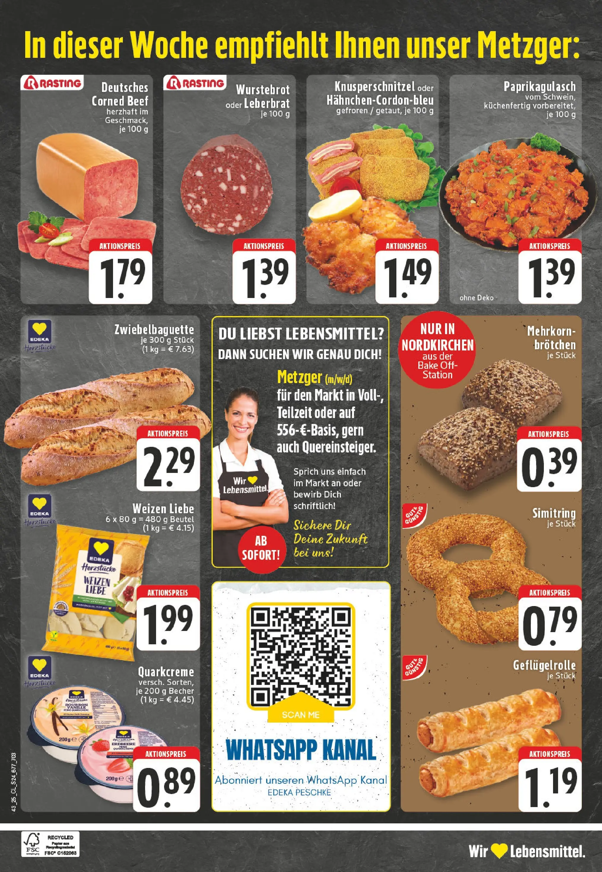 Edeka prospekt Nordkirchen	 (ab 19.10.2025) » Angebote Online | Seite: 24 | Produkte: Baguette