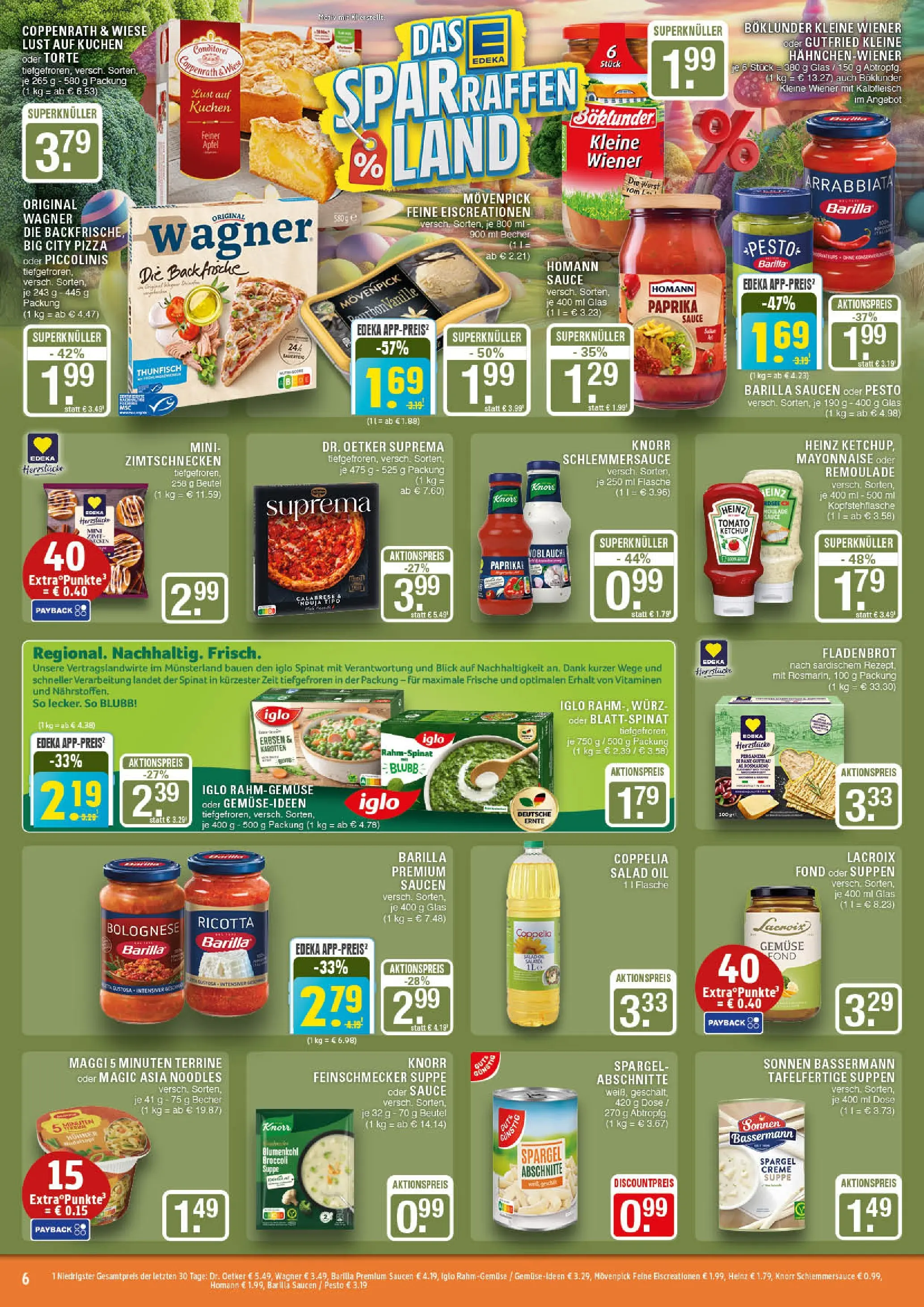 Edeka prospekt Marl	 (ab 19.10.2025) » Angebote Online | Seite: 6 | Produkte: Barilla, Mayonnaise, Ketchup, Maggi 5 minuten terrine
