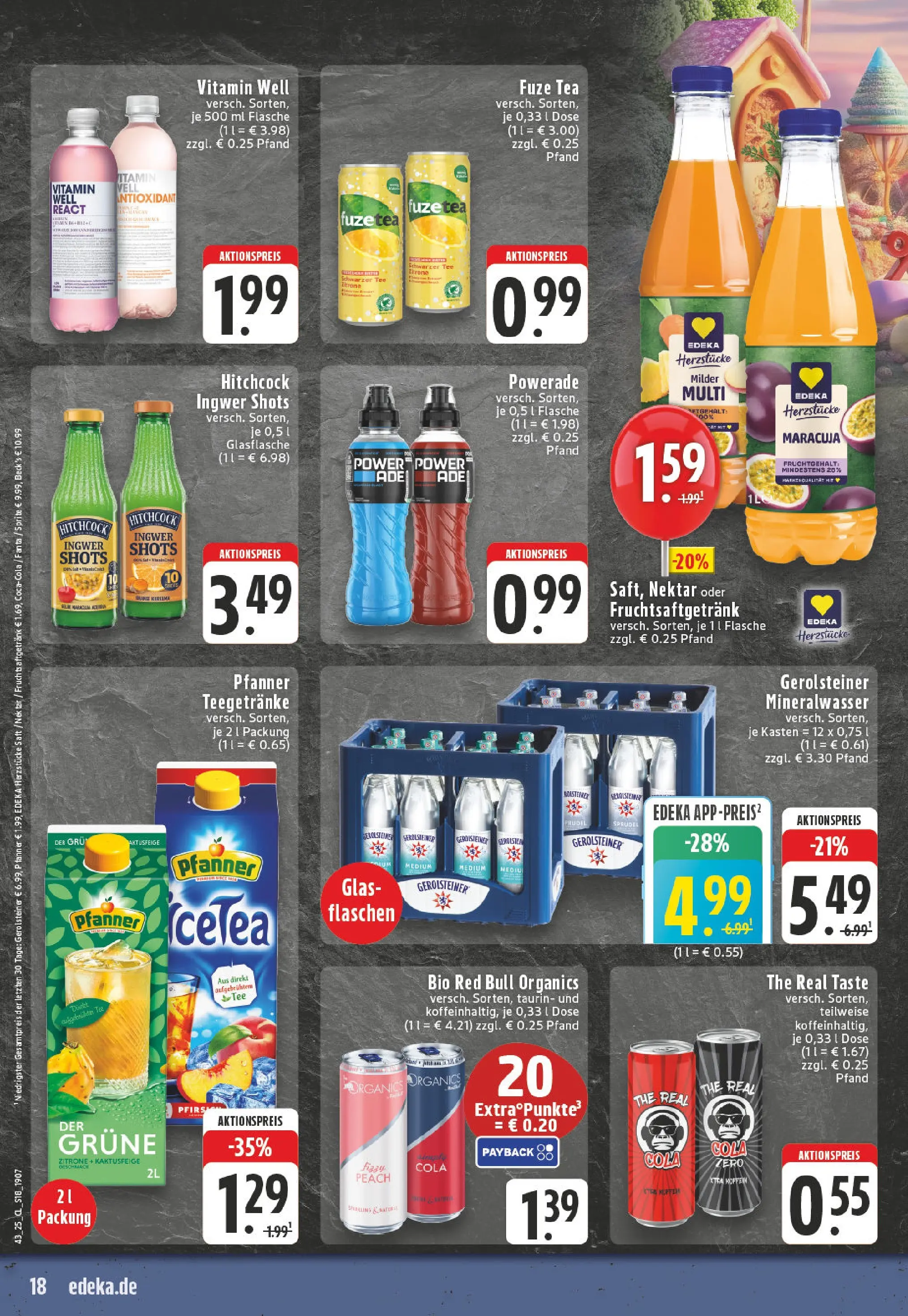 Edeka prospekt Paderborn	 (ab 19.10.2025) » Angebote Online | Seite: 18 | Produkte: Fanta, Sprite, Mineralwasser, Zitrone
