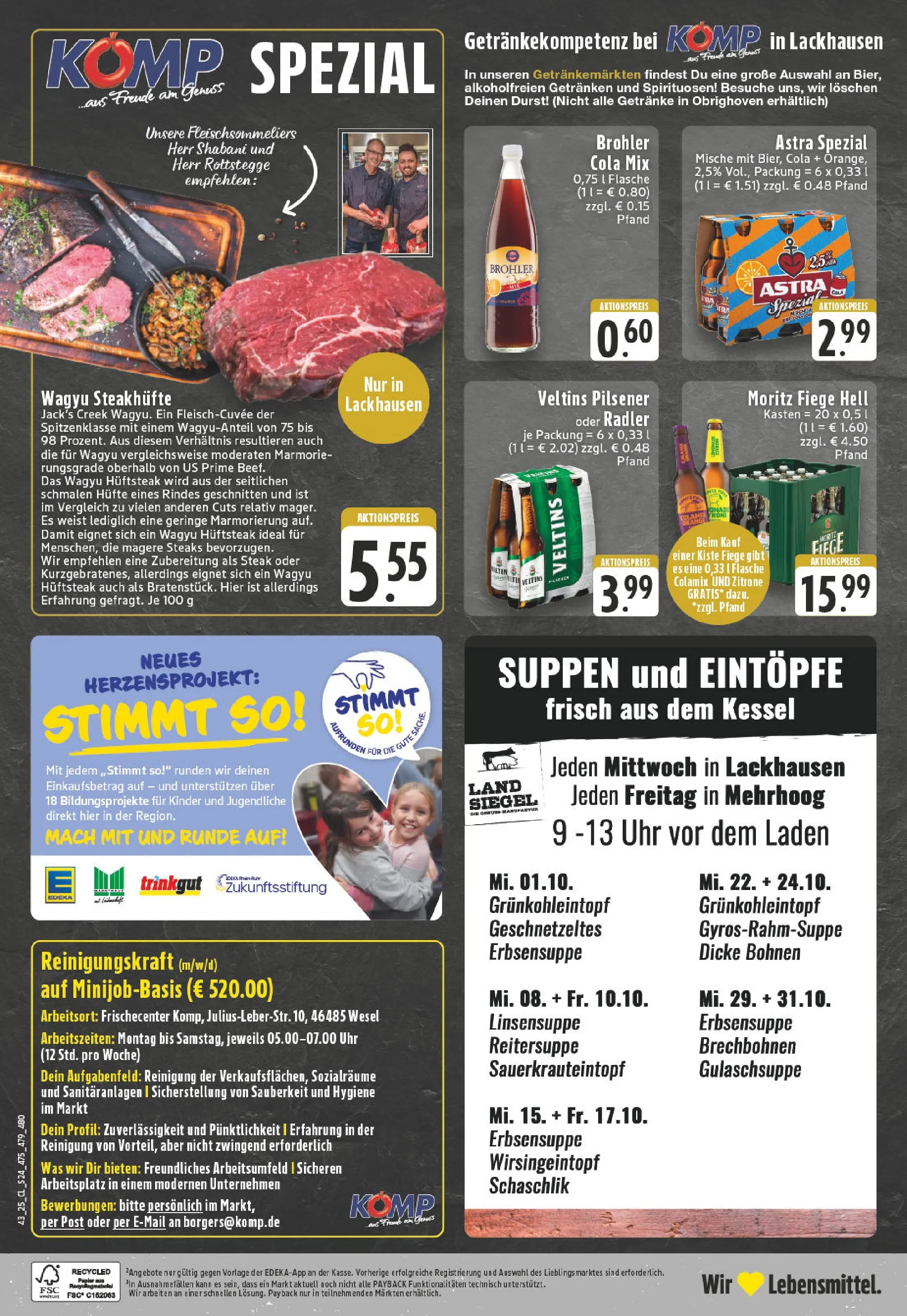 Edeka prospekt Hamminkeln -Mehrhoog	 (ab 19.10.2025) » Angebote Online | Seite: 24 | Produkte: Cola, Radler, Uhr, Veltins