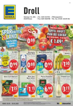 Edeka prospekt Essen	 ab 19.10.2025 gültig
