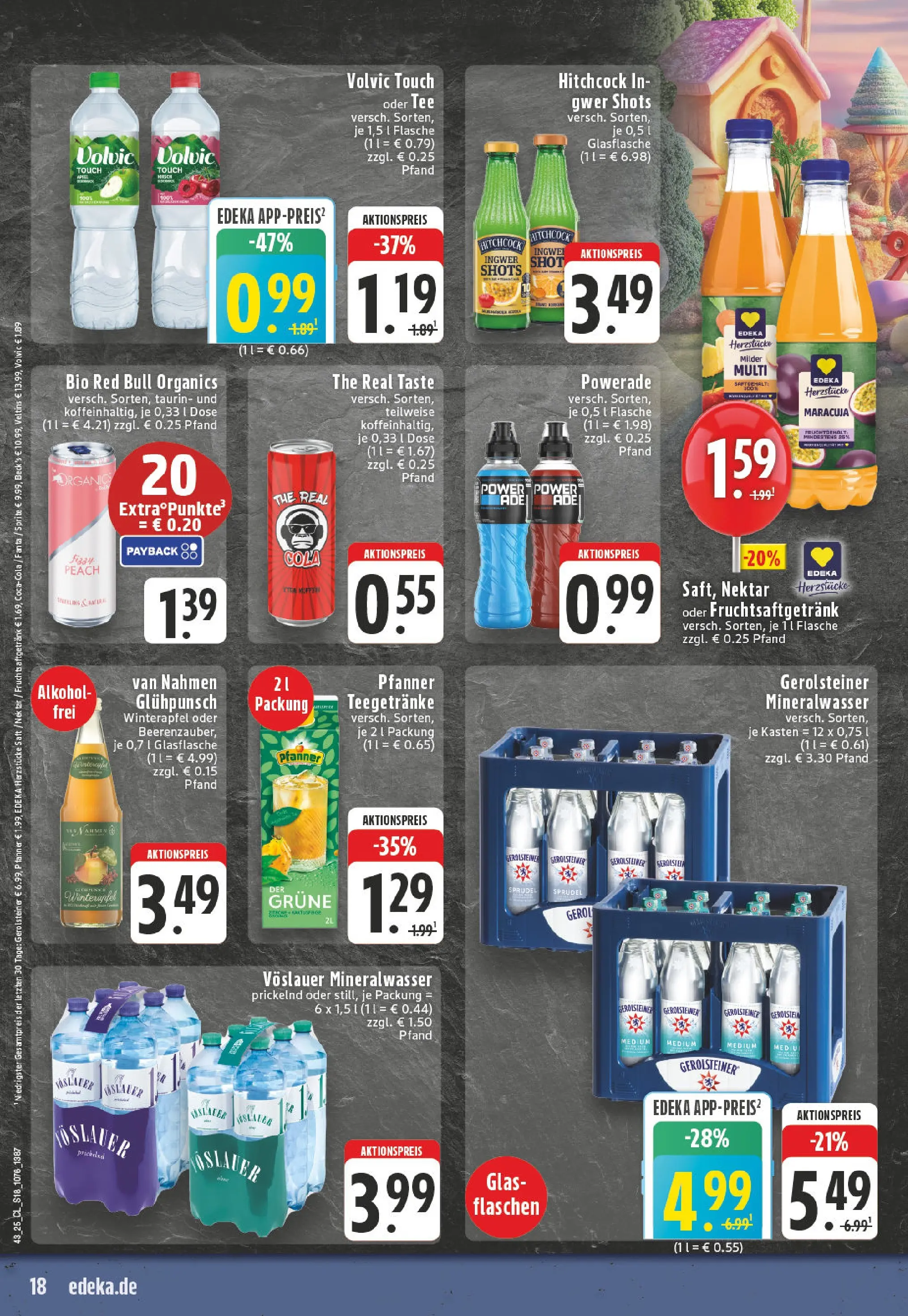 Edeka prospekt Herne-Sodingen	 (ab 19.10.2025) » Angebote Online | Seite: 18 | Produkte: Fanta, Energy, Tee, Veltins
