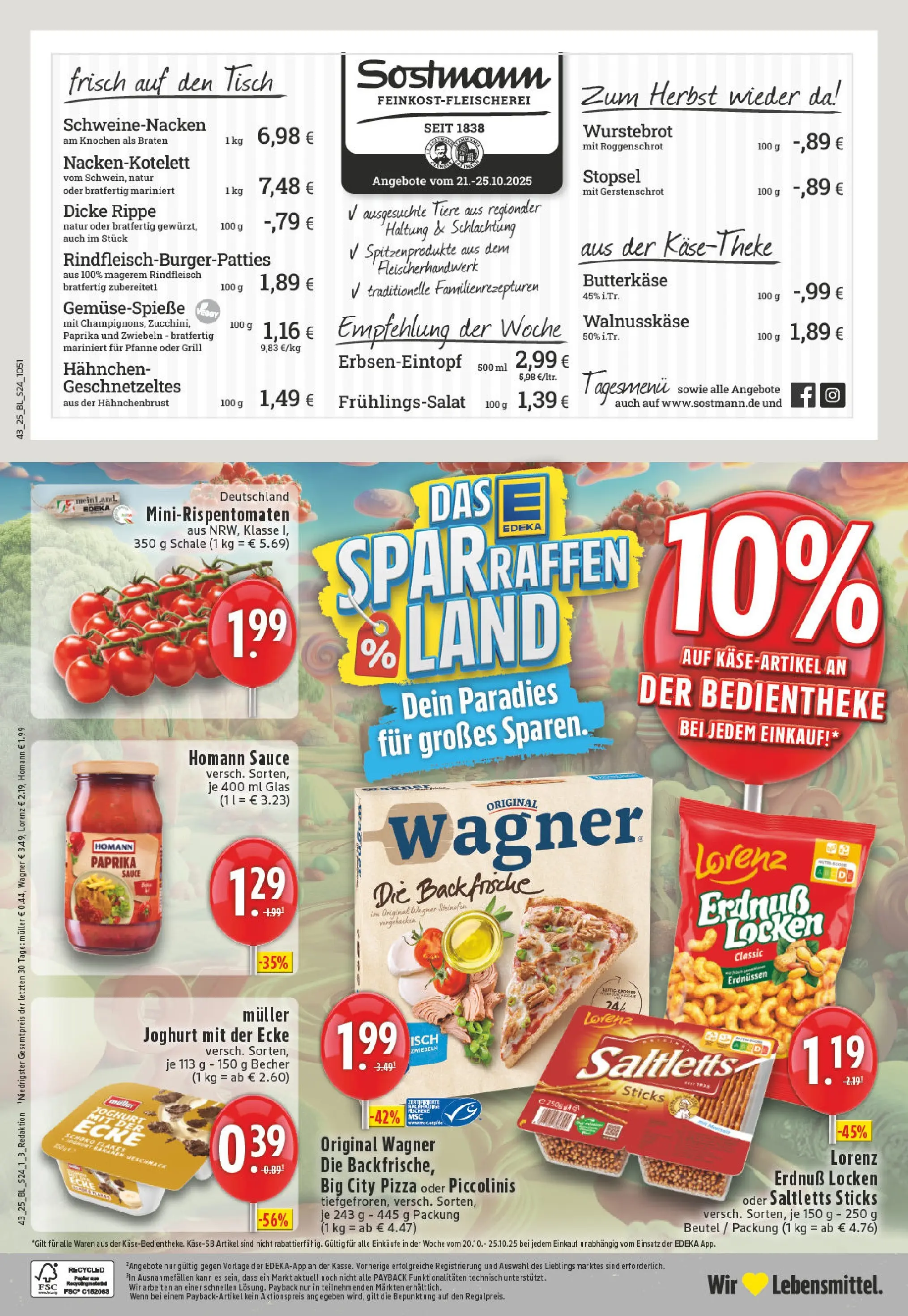 Edeka prospekt Lienen	 (ab 19.10.2025) » Angebote Online | Seite: 24 | Produkte: Grill, Tisch, Piccolinis, Pizza