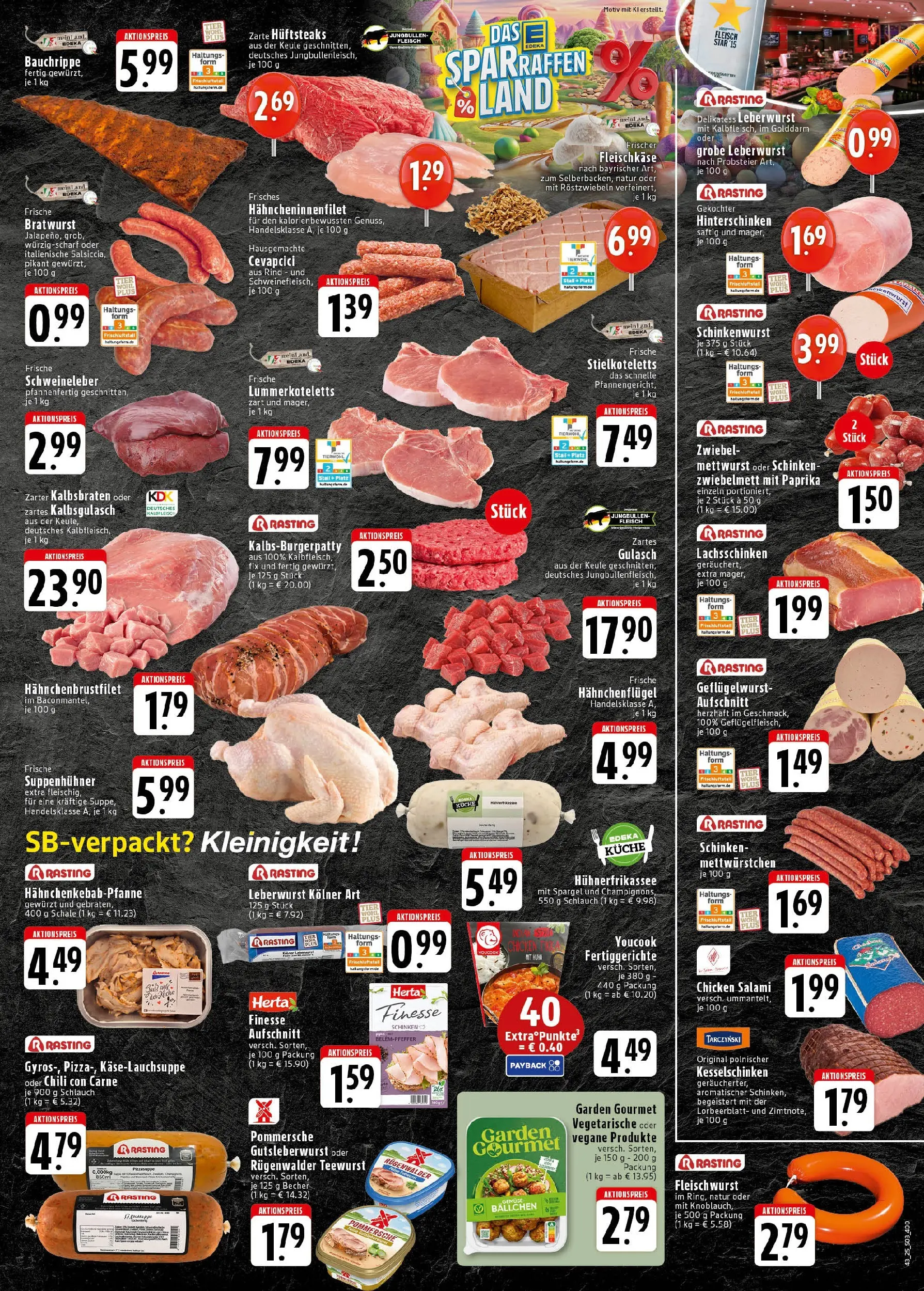 Edeka prospekt Bad Honnef	 (ab 19.10.2025) » Angebote Online | Seite: 3 | Produkte: Bratwurst, Burger, Wurst, Schinken