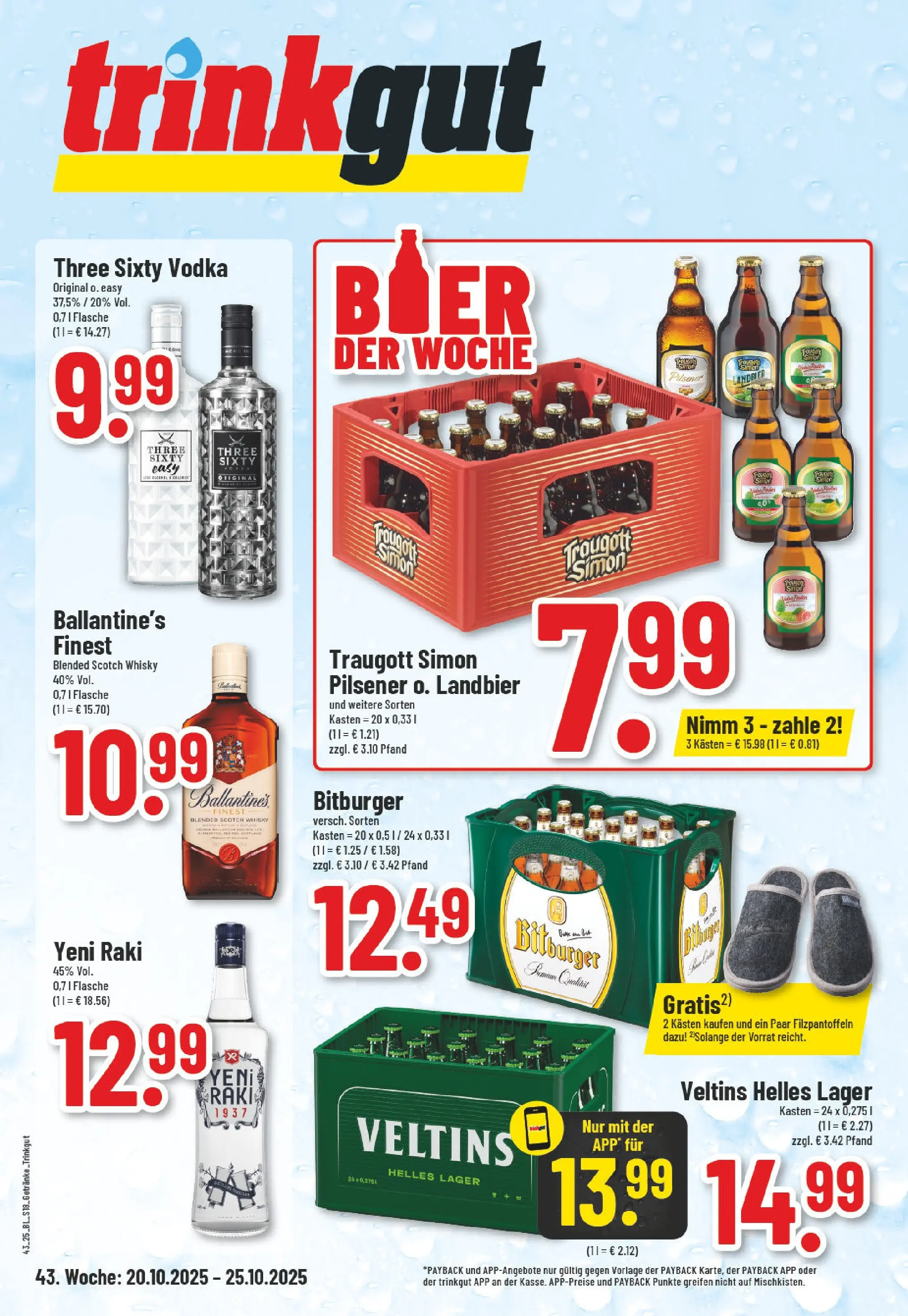 Edeka prospekt Lüdenscheid	 (ab 19.10.2025) » Angebote Online | Seite: 18 | Produkte: Whisky, Bitburger, Vodka, Veltins