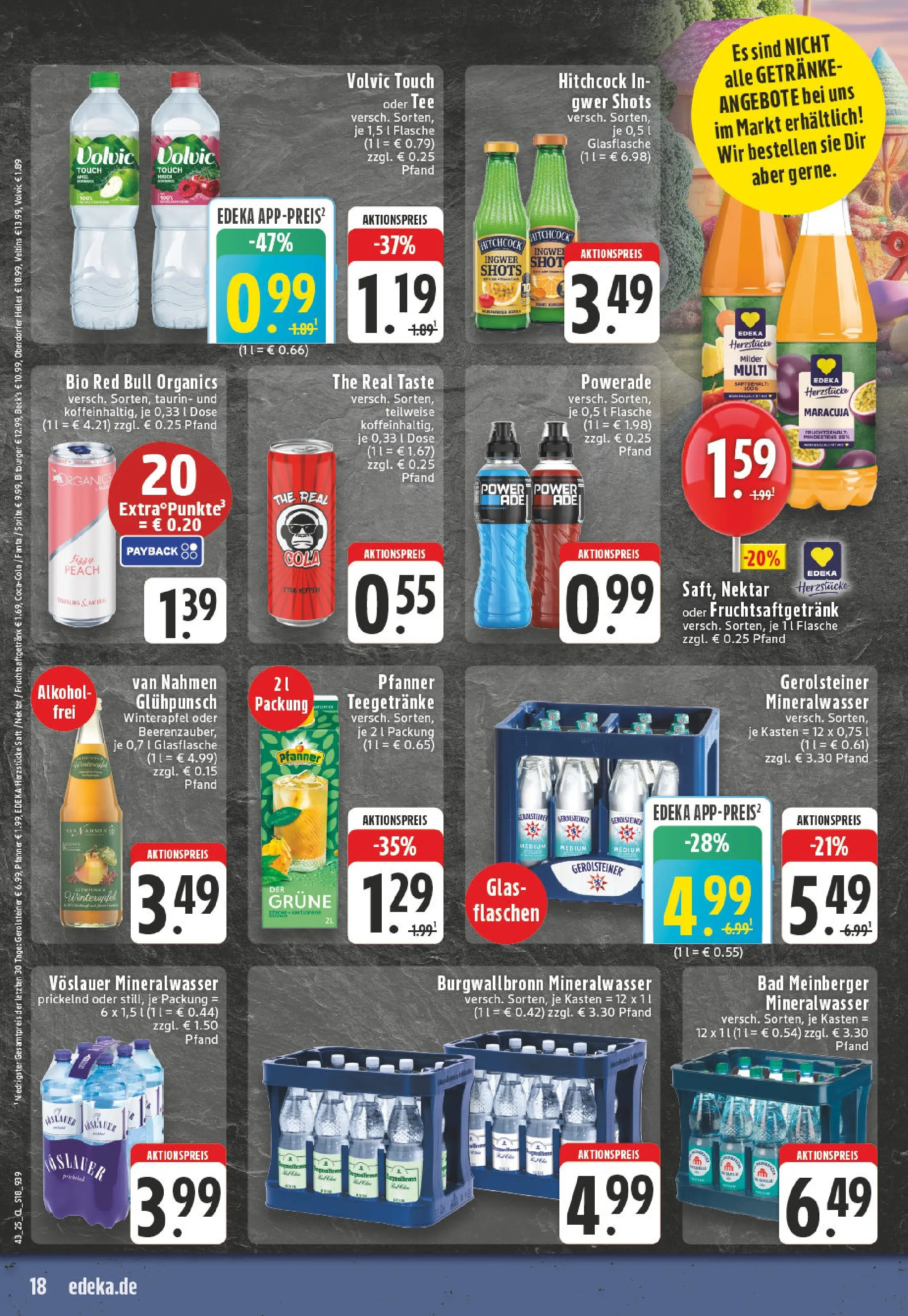 Edeka prospekt Iserlohn	 (ab 19.10.2025) » Angebote Online | Seite: 18 | Produkte: Fanta, Sprite, Energy, Powerade