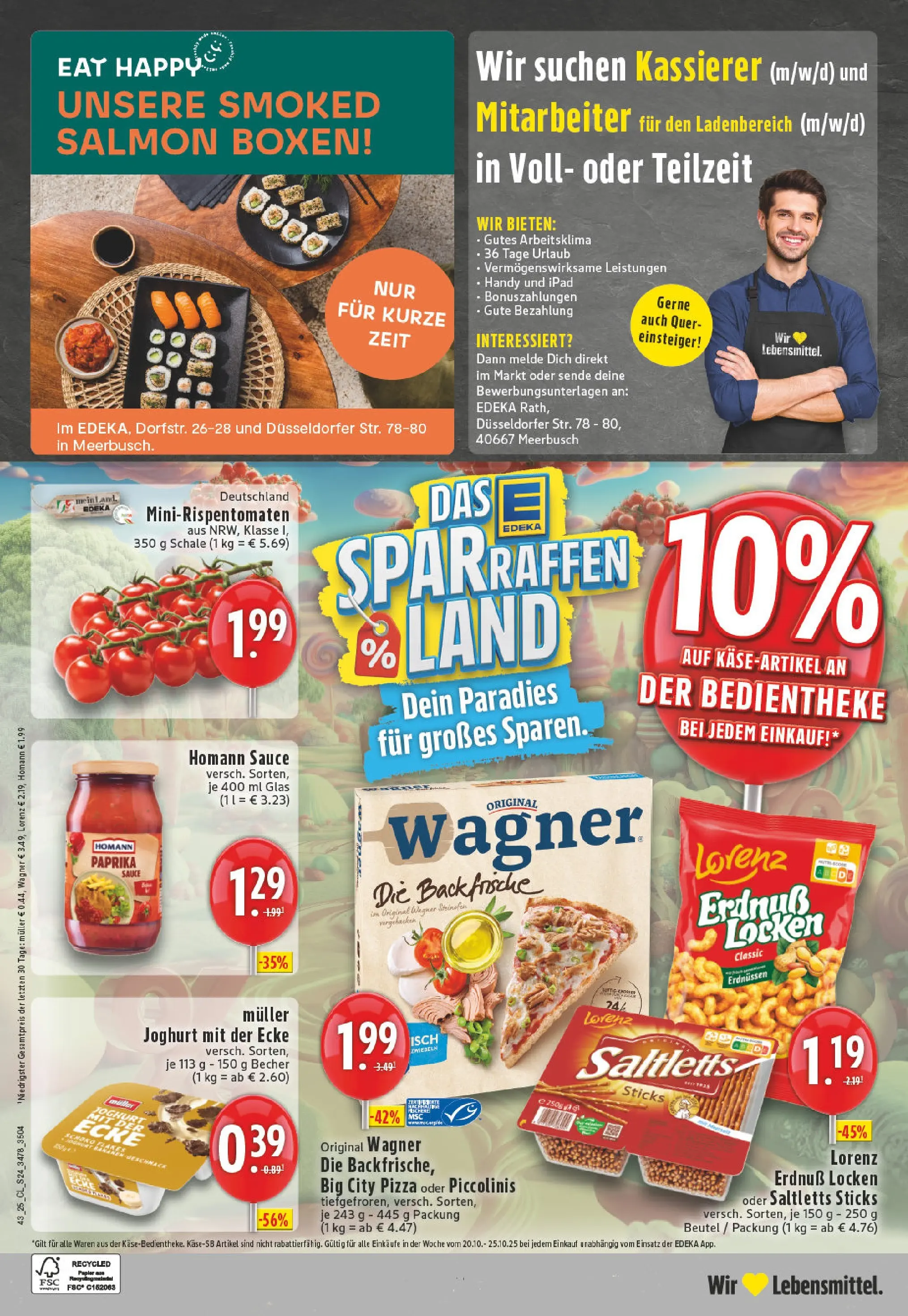 Edeka prospekt Meerbusch	 (ab 19.10.2025) » Angebote Online | Seite: 24 | Produkte: Ipad, Zwiebeln, Paprika, Piccolinis