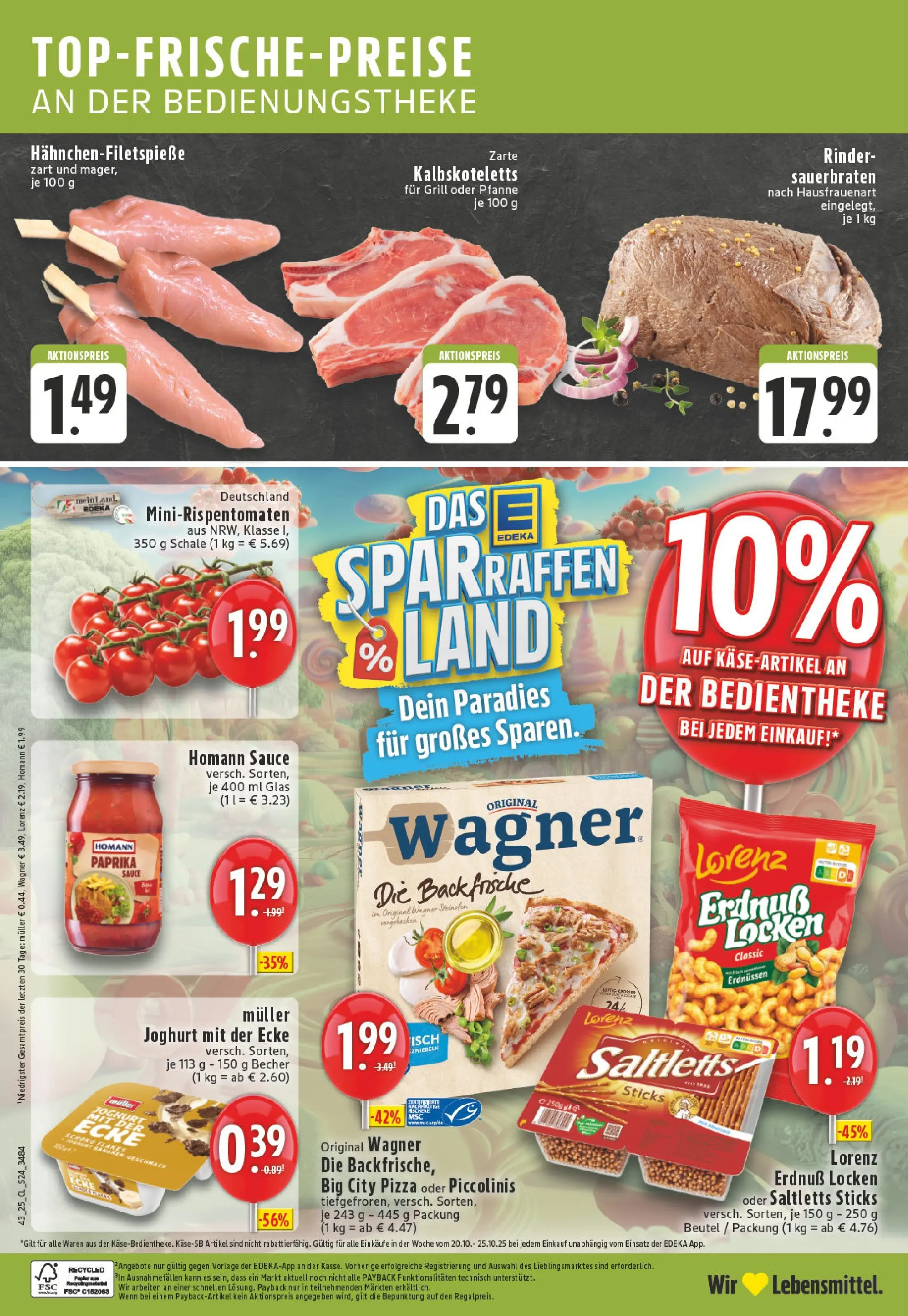 Edeka prospekt Hamm	 (ab 19.10.2025) » Angebote Online | Seite: 24 | Produkte: Joghurt, Zwiebeln, Paprika, Piccolinis