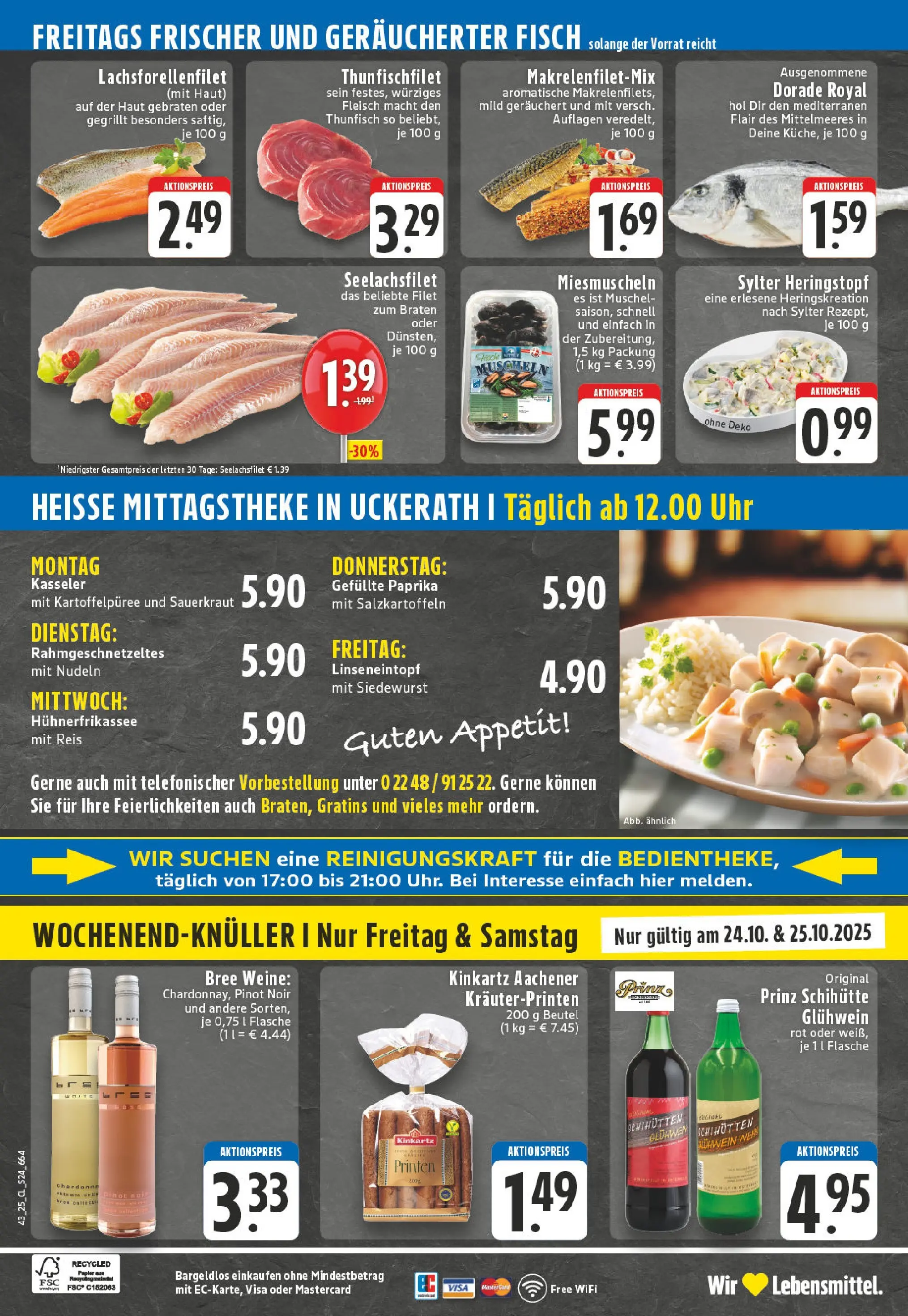 Edeka prospekt Hennef - Uckerath	 (ab 19.10.2025) » Angebote Online | Seite: 24 | Produkte: Bree, Reis, Fleisch, Uhr