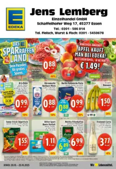 Edeka prospekt Essen	 ab 19.10.2025 gültig