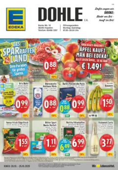 Edeka prospekt Hopsten	 ab 19.10.2025 gültig