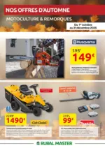 Rural Master NOS OFFRES D&rsquo;AUTOMNE - au 31.12.2025