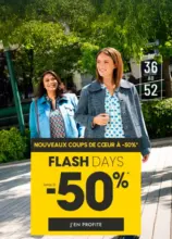 Flashdays jusqu'à -50%