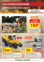 Rural Master NOS OFFRES D&rsquo;AUTOMNE - au 31.12.2025