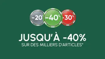 JACKPOT AU PRINTEMPS ! Jusqu'à -40%