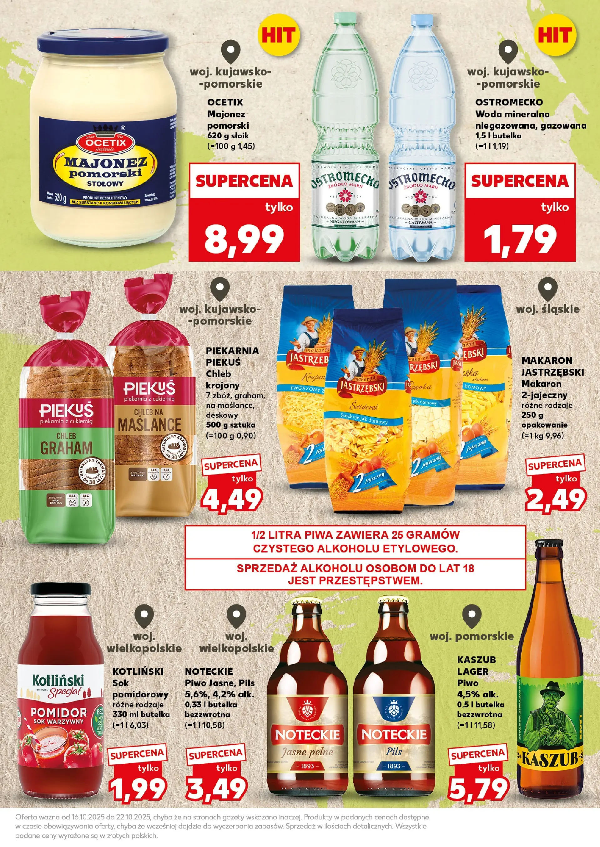 Kaufland gazetka - Super Sobota od 18.10.2025 - od jutra PDF | Strona: 11 | Produkty: Piekarnia, Sok, Majonez, Sok warzywny