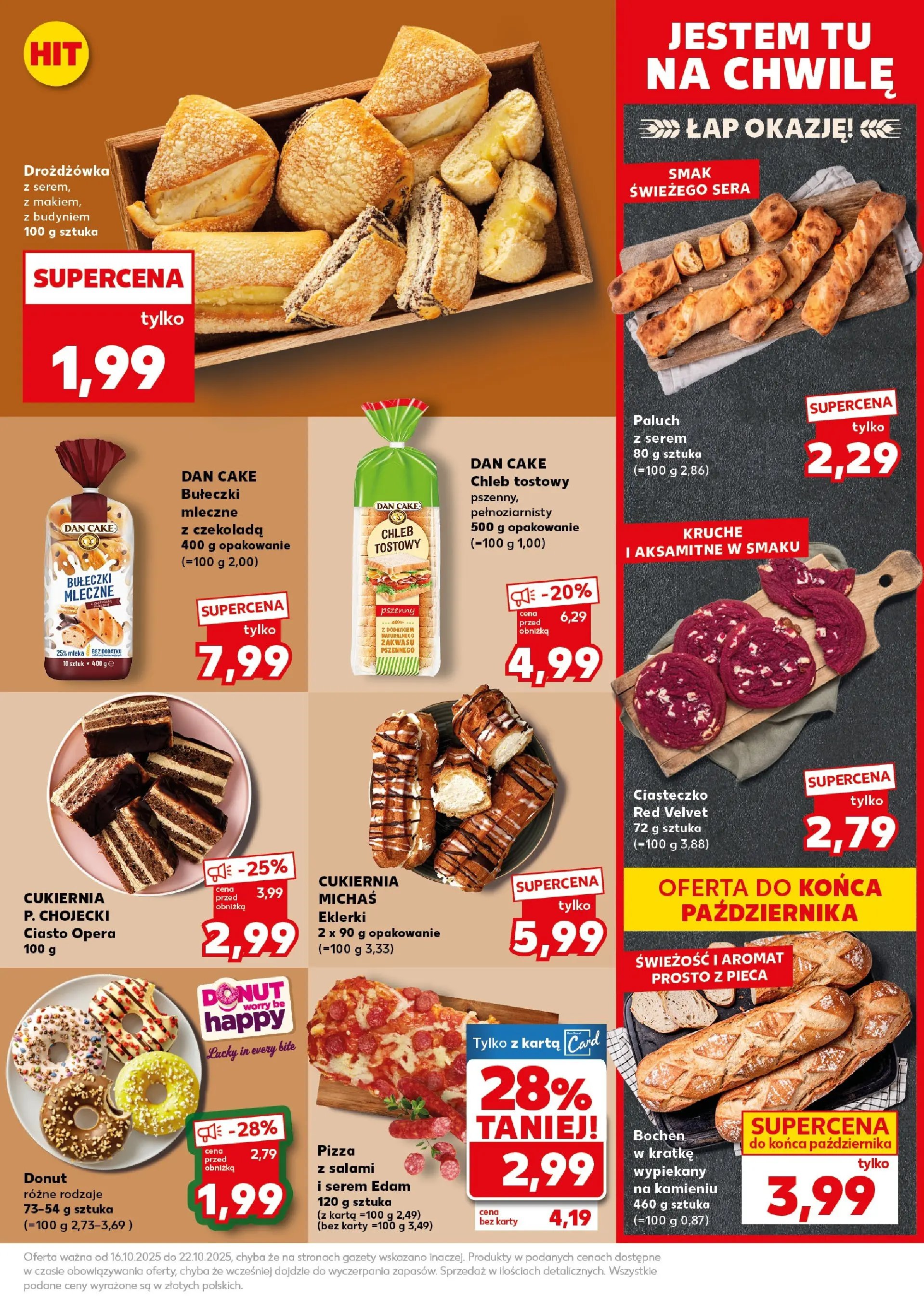 Kaufland gazetka - Super Sobota od 18.10.2025 - od jutra PDF | Strona: 17 | Produkty: Karta, Ciasto, Donut, Chleb
