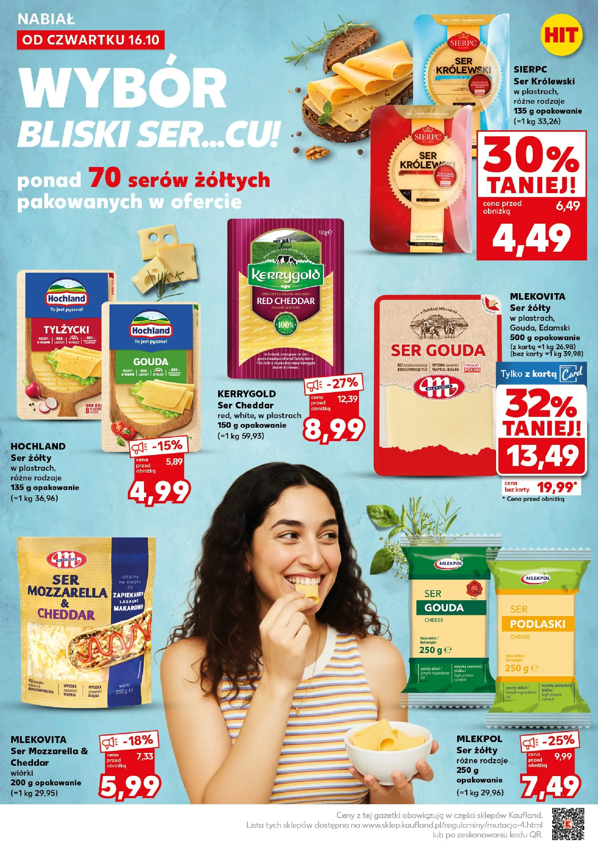 Kaufland gazetka - Super Sobota od 18.10.2025 - od jutra PDF | Strona: 20 | Produkty: Ser żółty, Karta, Mozzarella, Cheddar